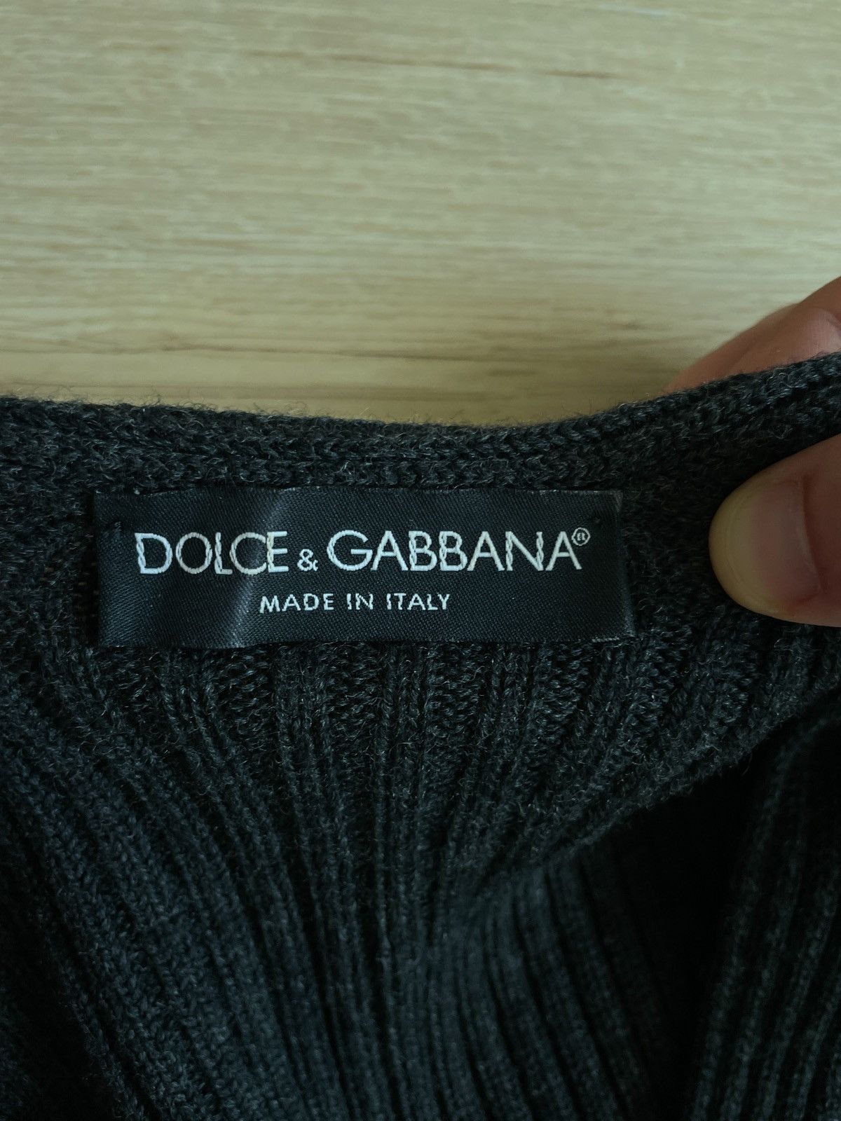 Dolce & Gabbana 00s Vintage Dolce & Gabbana Wool Knit Cardigan Sweater Size M / US 6-8 / IT 42-44 - 4 Thumbnail
