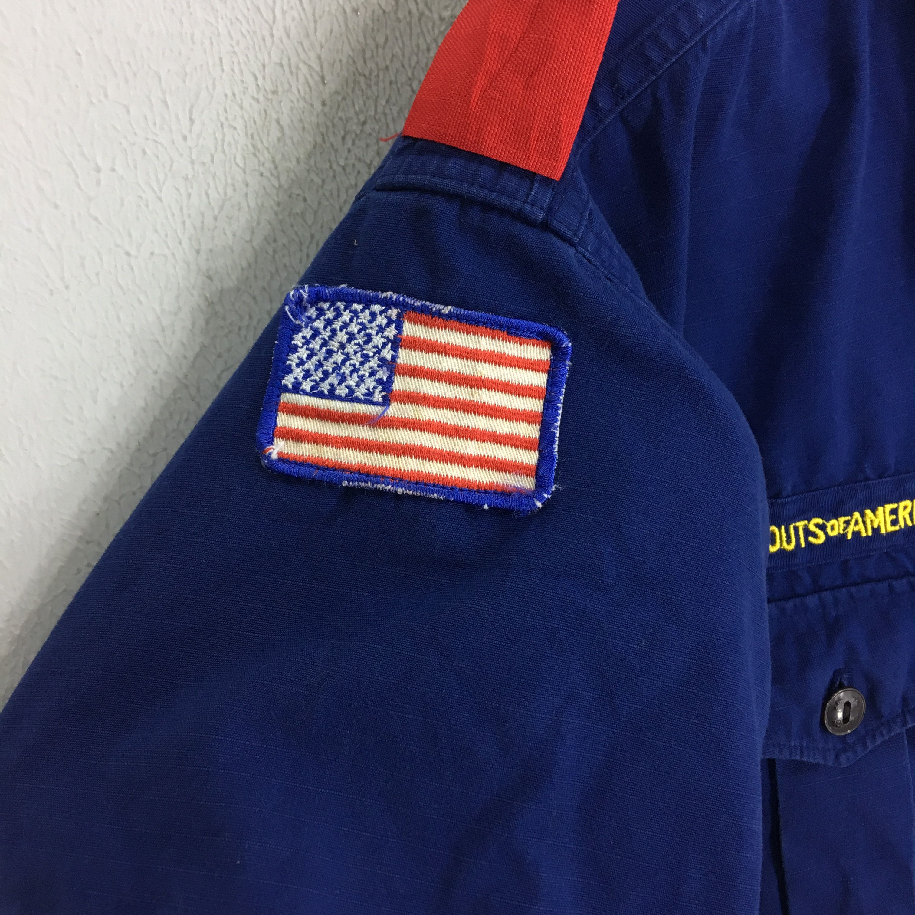 Troop Boyscout of america workwear shirt button up Size US L / EU 52-54 / 3 - 6 Thumbnail