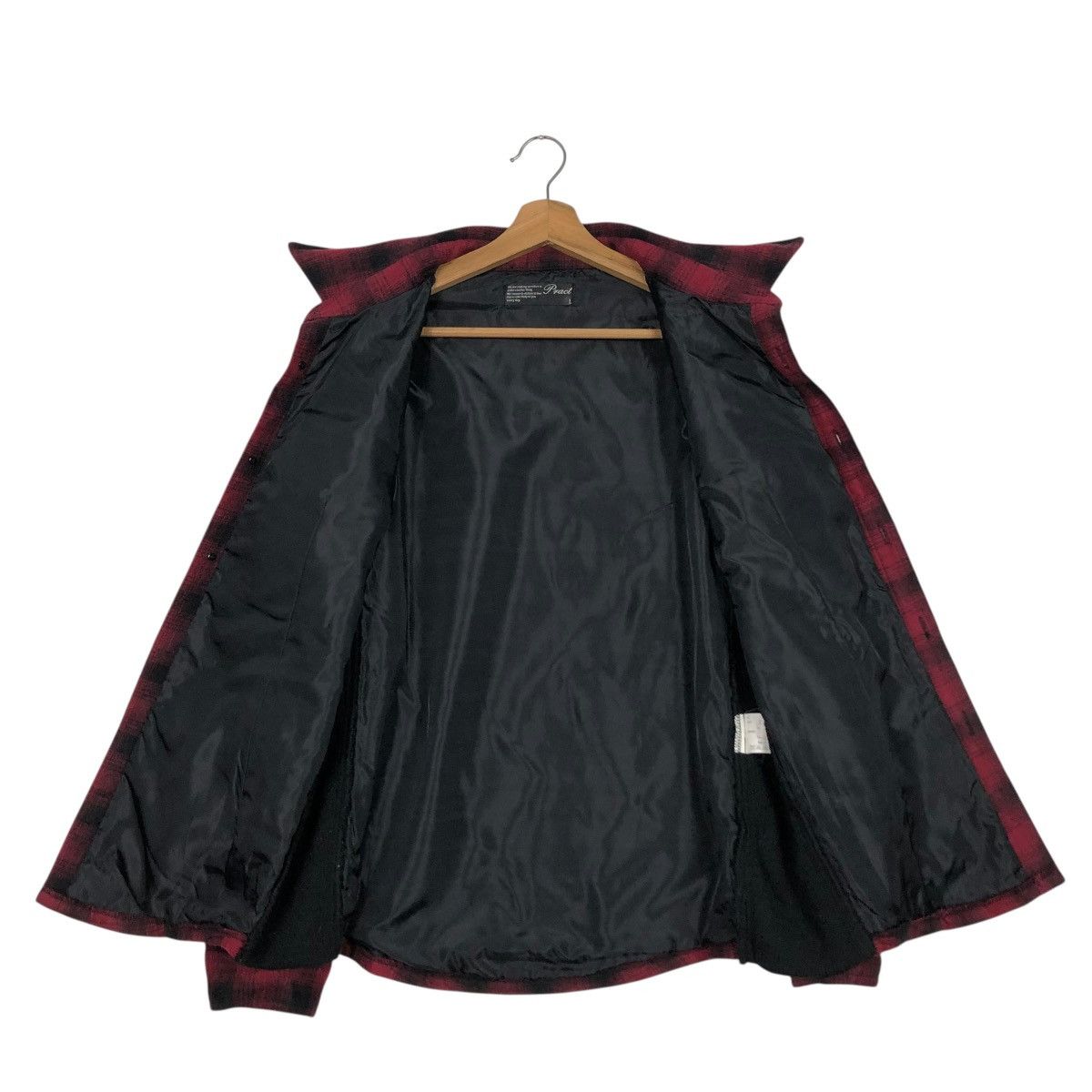 Hysteric Glamour 🔥VINTAGE BIKER JACKET PUNK DESIGN PRACT TARTAN CHECK Size US L / EU 52-54 / 3 - 15 Thumbnail
