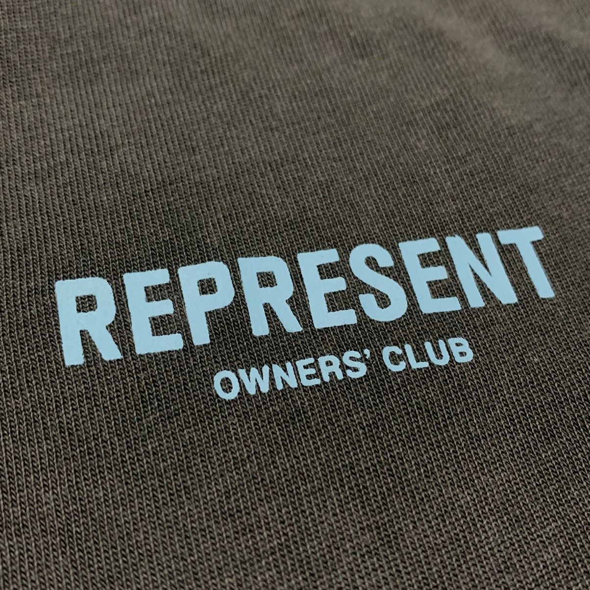 Represent Clo. Represent XS Owners Club Vintage Grey Tee Blue Graphic Size US XS / EU 42 / 0 - 3 Thumbnail
