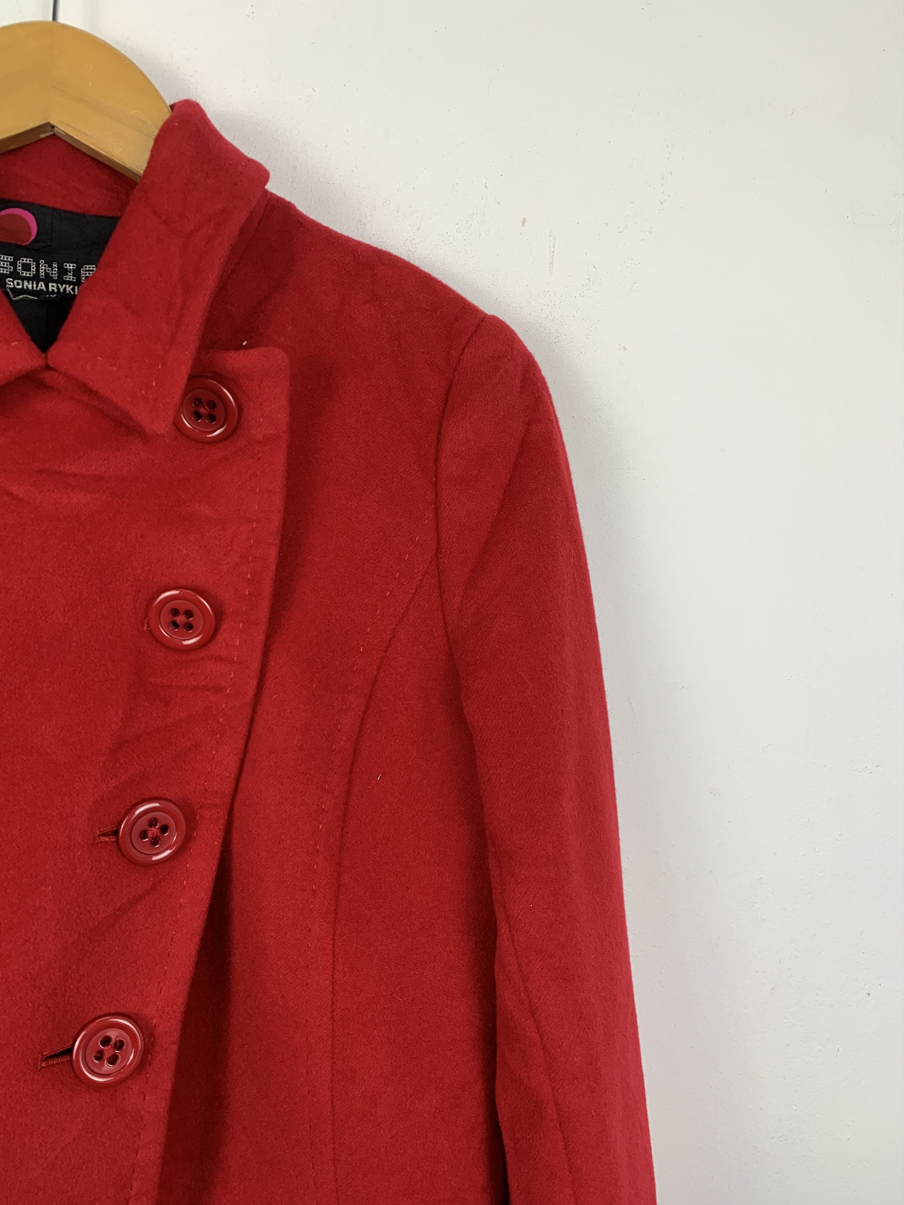 Sonia Rykiel Sonia Rykiel Designer Blazer Red J1329 Size M / US 6-8 / IT 42-44 - 5 Thumbnail