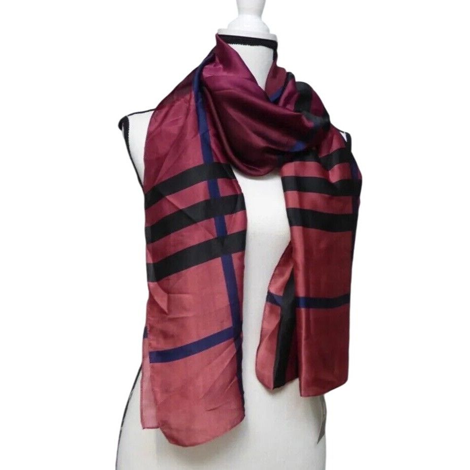 Giani Bernini Giani Bernini Ombré Plaid Oblong Scarf, OS, Red Size ONE SIZE - 3 Thumbnail