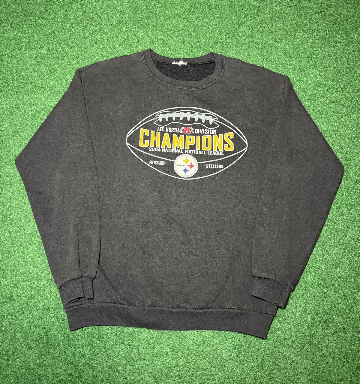 NFL Vintage Pittsburgh Steelers Y2K AFC Champions Sweatshirt Size US L / EU 52-54 / 3 - 1 Thumbnail