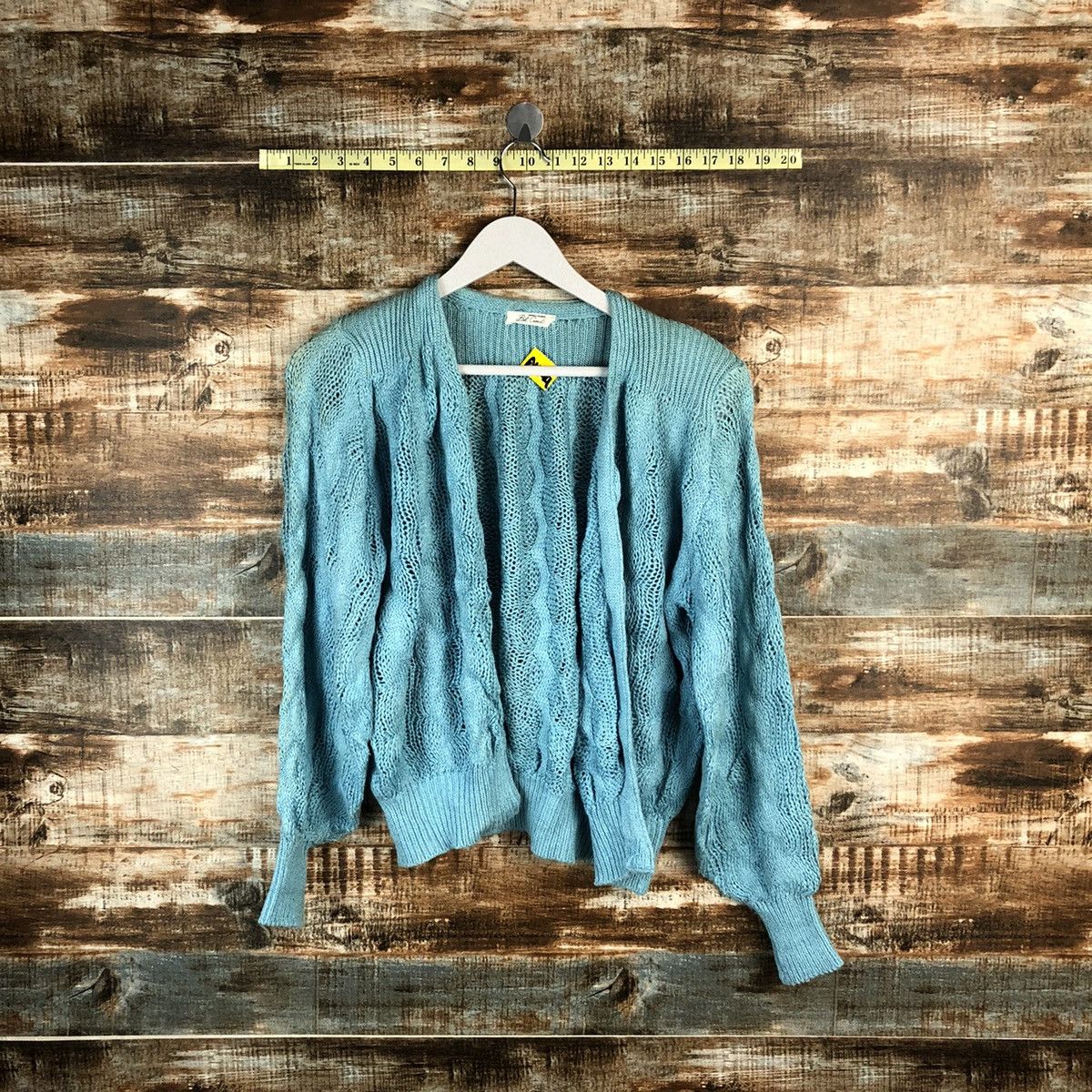 Japanese Brand Bel Good Blue Cardigan Knitwear #A1549 Size M / US 6-8 / IT 42-44 - 1 Thumbnail