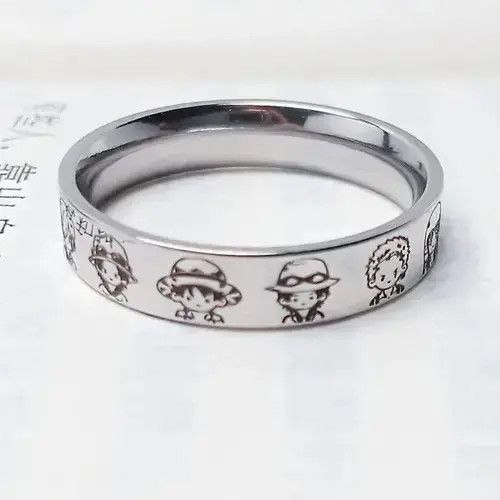 Japanese Brand Anime Japanese Ring Size 7 8 9 10 Size ONE SIZE - 2 Thumbnail