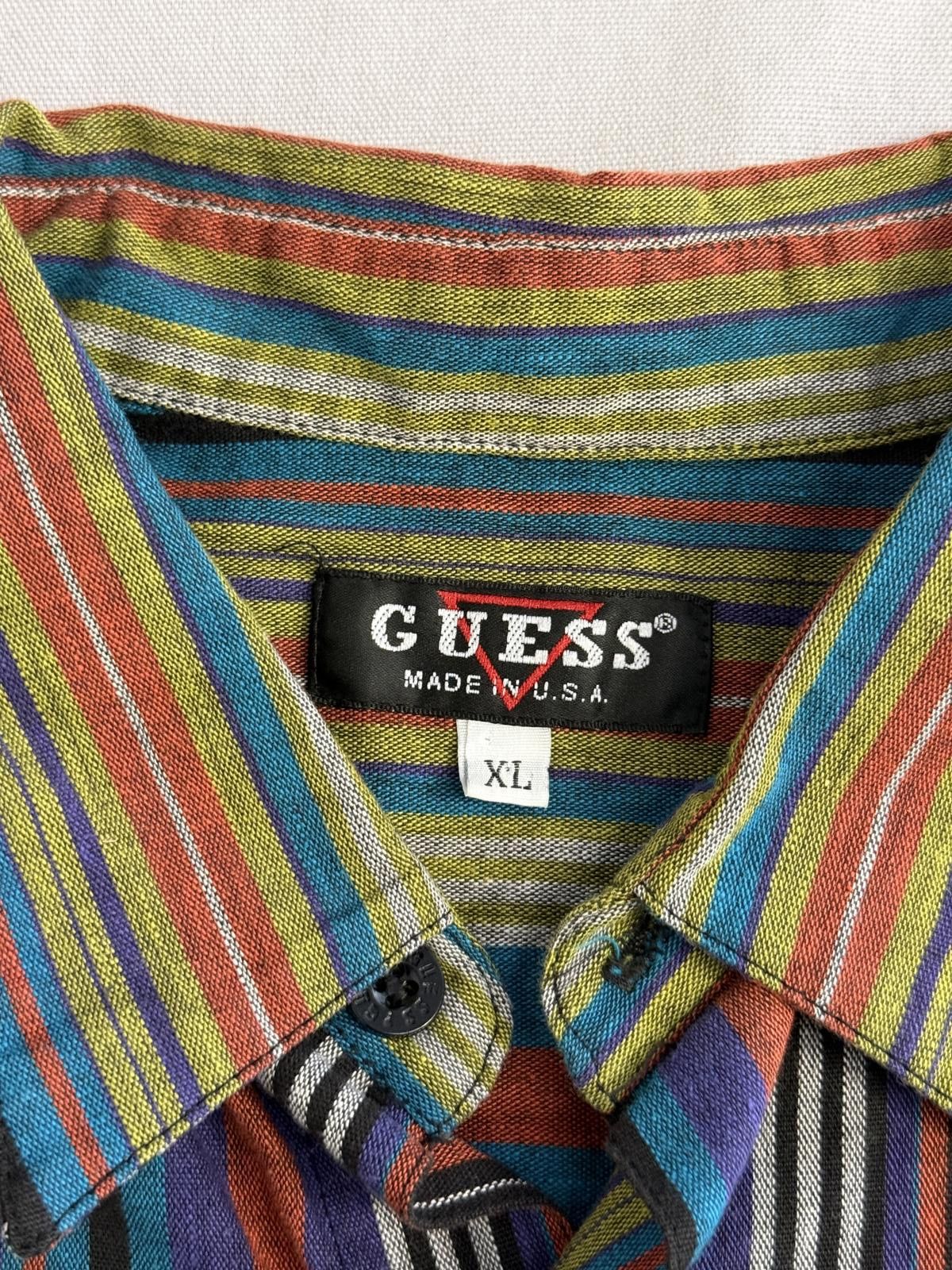 Guess VTG Guess Jeans Knit Button Up Georges Marciano 90s XL Size US XL / EU 56 / 4 - 2 Thumbnail