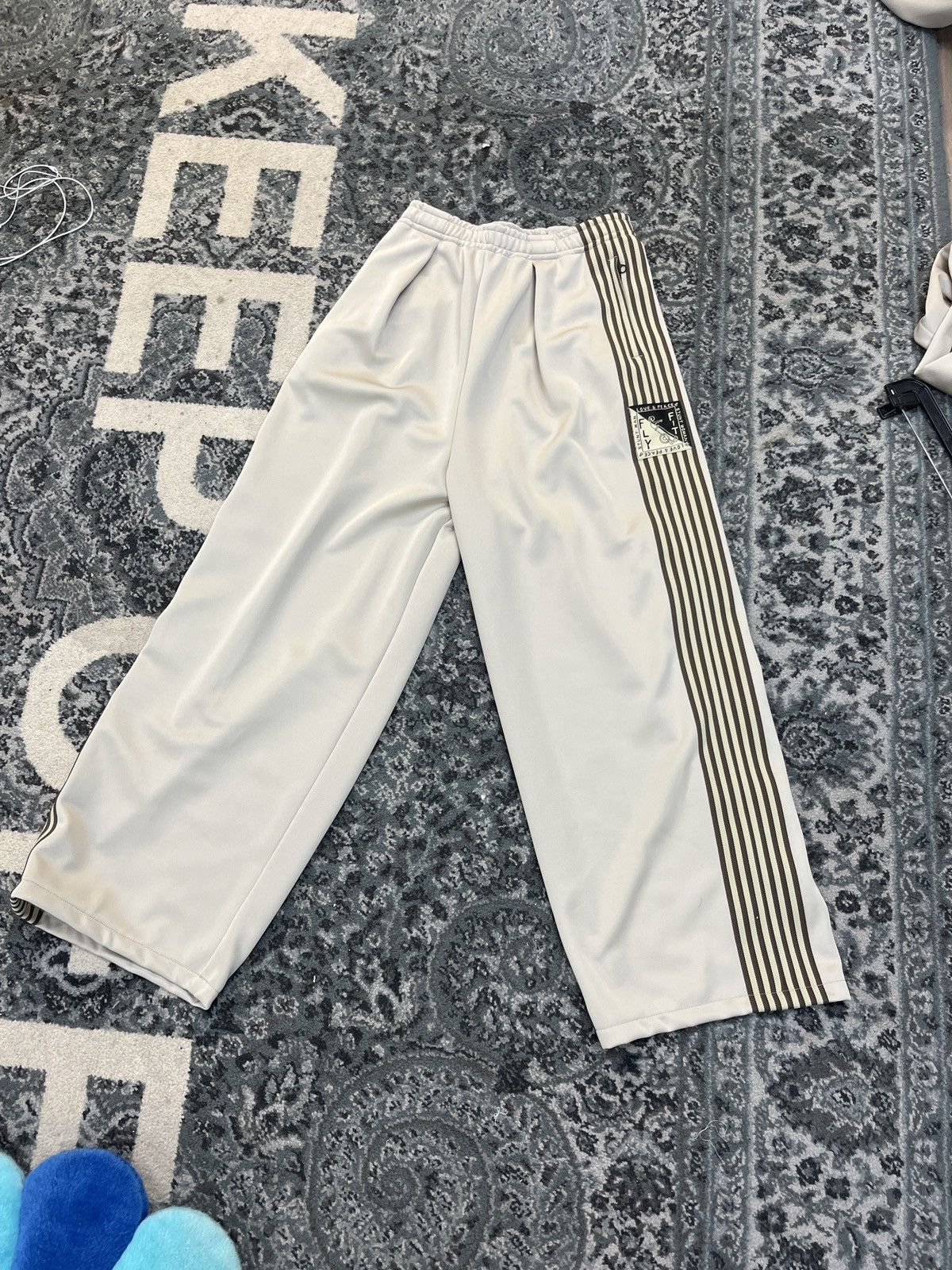 Kapital Kapital Baggy Track Pant Cream Brown 2/m Size US 32 / EU 48 - 1 Thumbnail