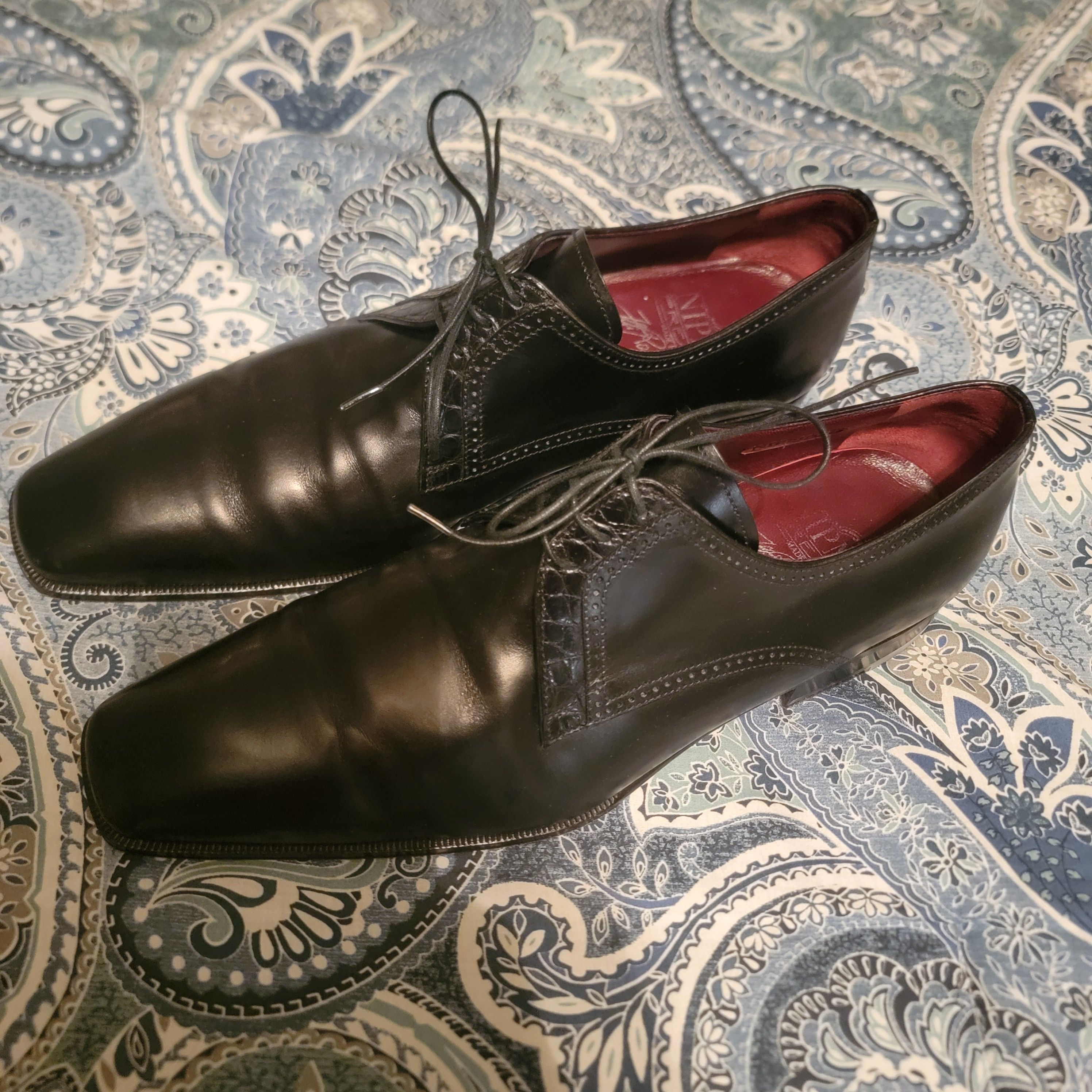 Other Nipmar Men’s Shoes RARE Custom Black Genuine Leather Size US 9 / EU 42 - 1 Thumbnail