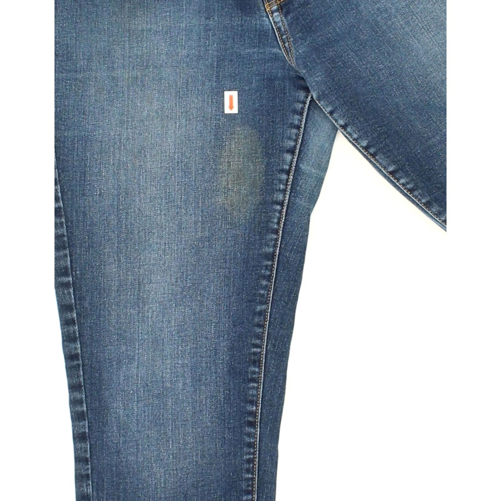 Mossimo MOSSIMO Womens Jeans Skinny Blue Cotton US 8 Medium W28 L30 Size 32" / US 10 / IT 46 - 3 Thumbnail