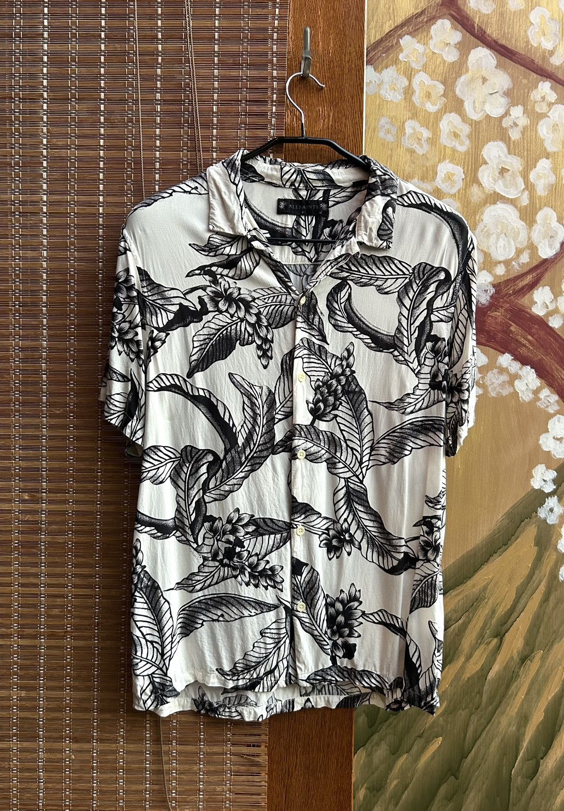 Allsaints All Saints Kahuna Aloha Hawaiian Shirt Open Loop Collar Size US M / EU 48-50 / 2 - 1 Thumbnail