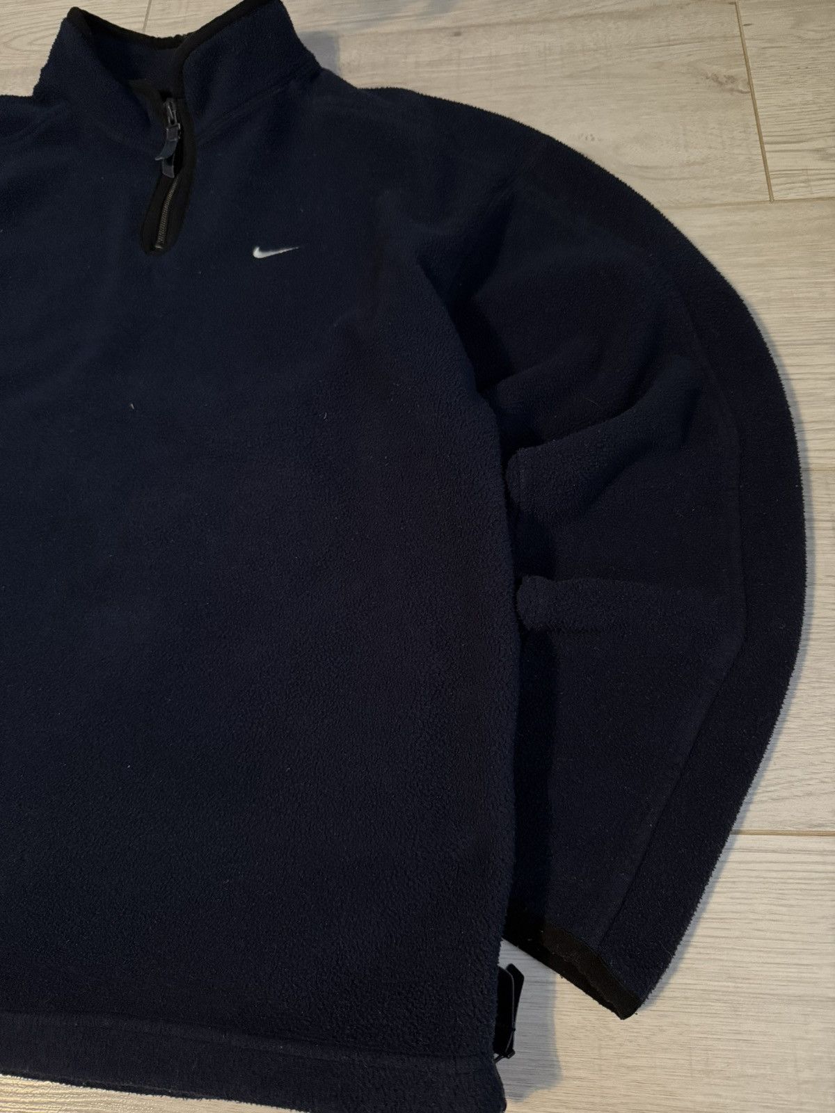 Nike × Vintage Vintage Y2K Nike Cozy Fleece Sherpa Jacket Swoosh logo 90’s Size US M / EU 48-50 / 2 - 2 Thumbnail