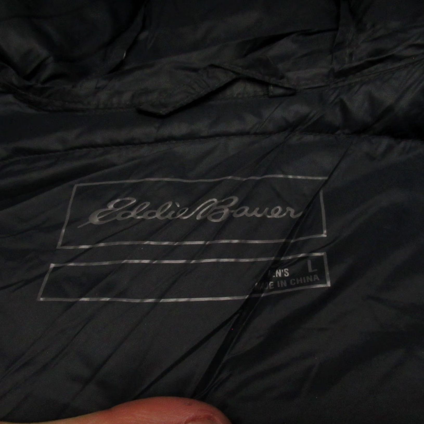 Eddie Bauer Eddie Bauer Puffer Jacket Men Large Blue Full Zip Quilted Down Insulated Lightweight Pockets Casual Outdoor Size US L / EU 52-54 / 3 - 4 Thumbnail