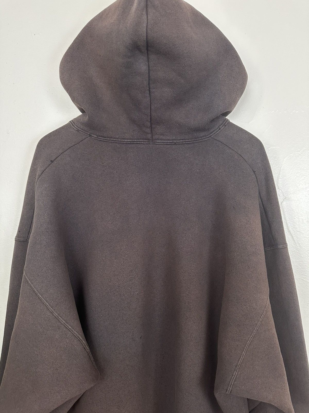Other (XXL) INSANE THRASHED & FADED Blank Heavyweight Hoodie Size US XXL / EU 58 / 5 - 12 Thumbnail