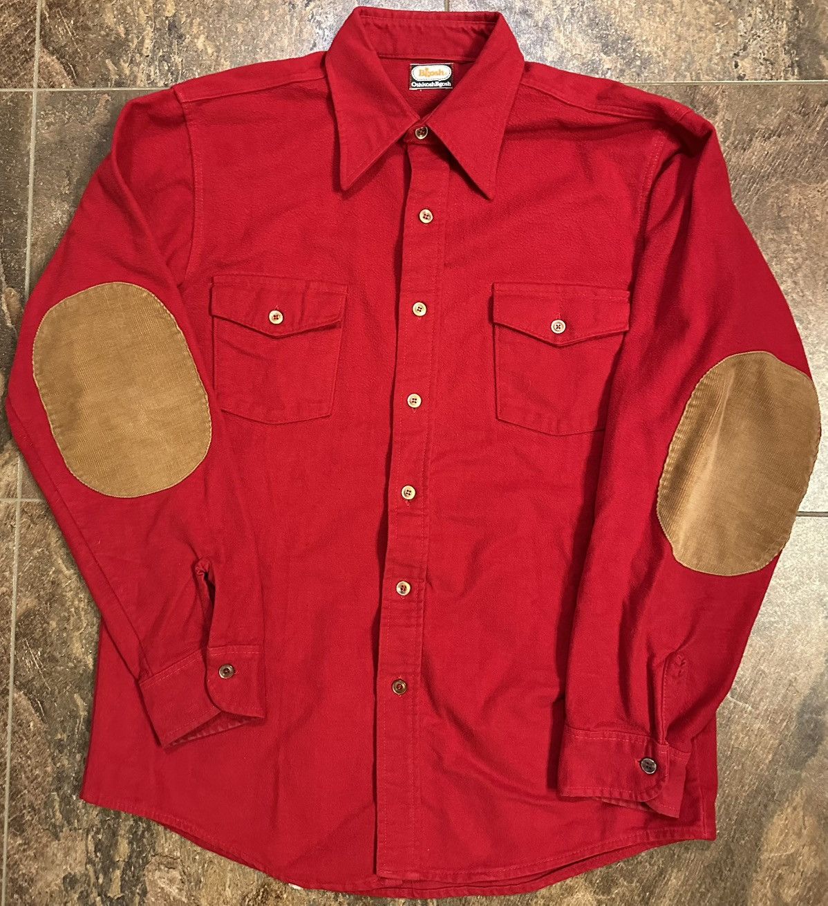 Oshkosh Vintage Osh Kosh B’Gosh Chamois Flannel Corduroy Union USA L Size US XL / EU 56 / 4 - 1 Thumbnail
