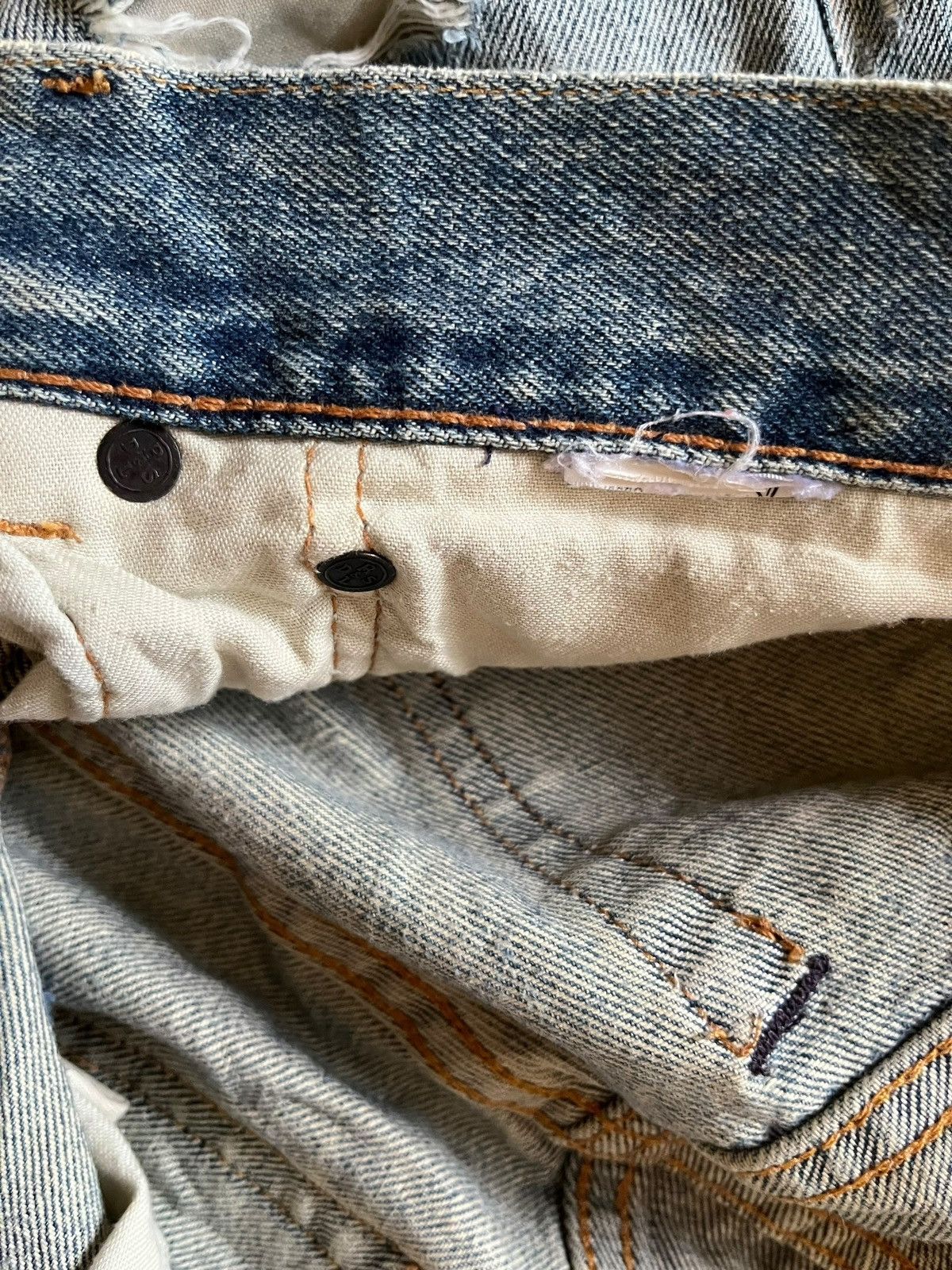 Denim & Supply Ralph Lauren Vintage D&S Ralph Lauren Bartacks Patches Distressed Jeans Size US 31 - 9 Thumbnail