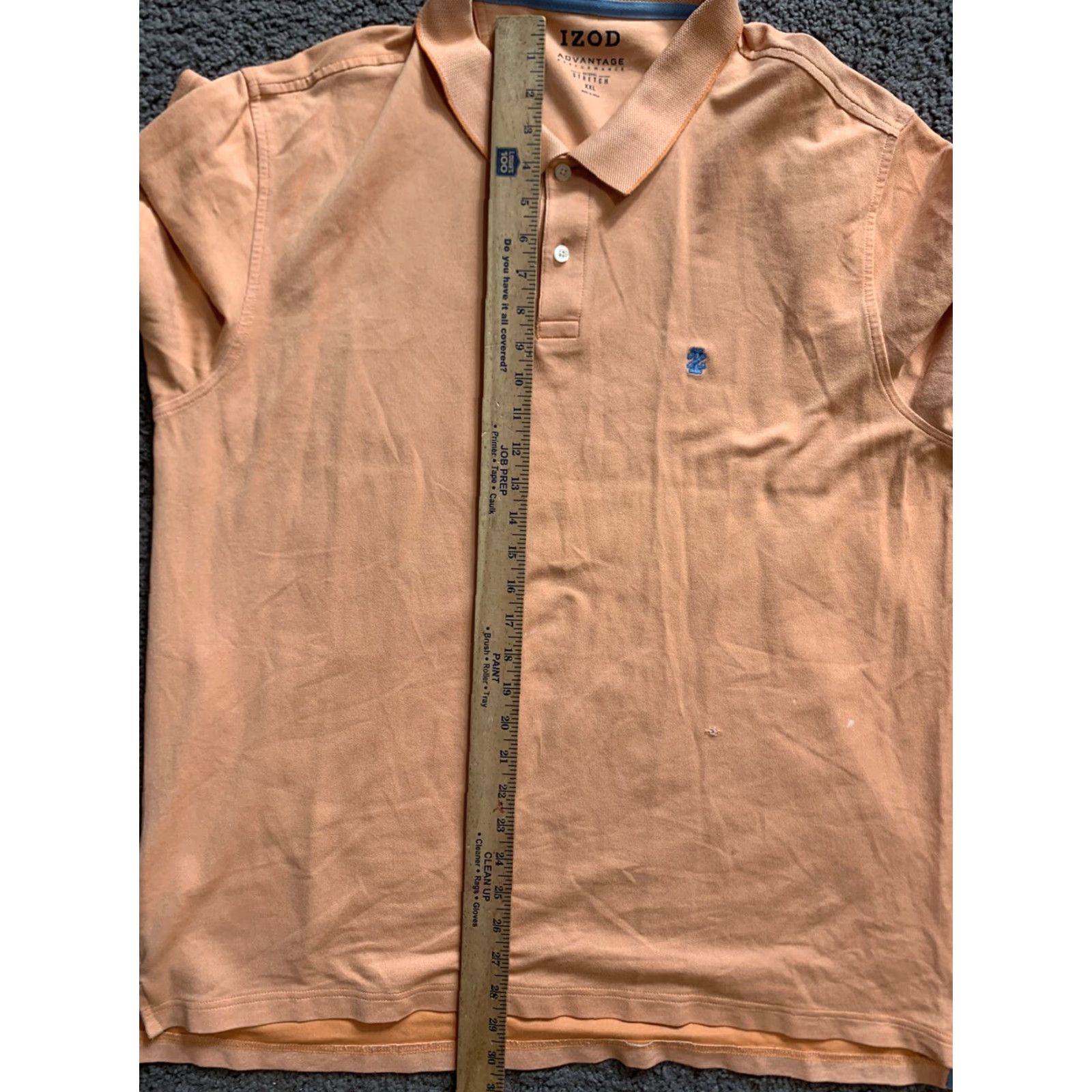 Izod VINTAGE Izod Advantage Performance Stretch Men's Collared Peach Orange 2XL Size US XXL / EU 58 / 5 - 6 Thumbnail