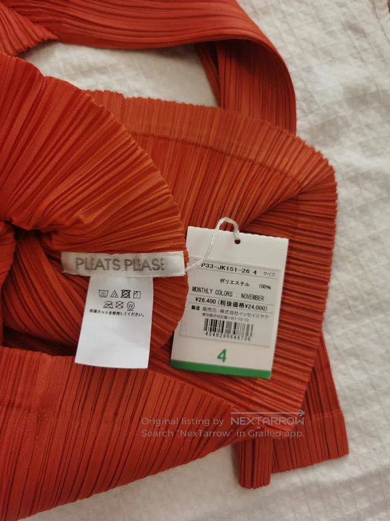 Issey Miyake Issey Miyake Pleated Long Sleeve Top Size XL / US 12-14 / IT 48-50 - 6 Thumbnail
