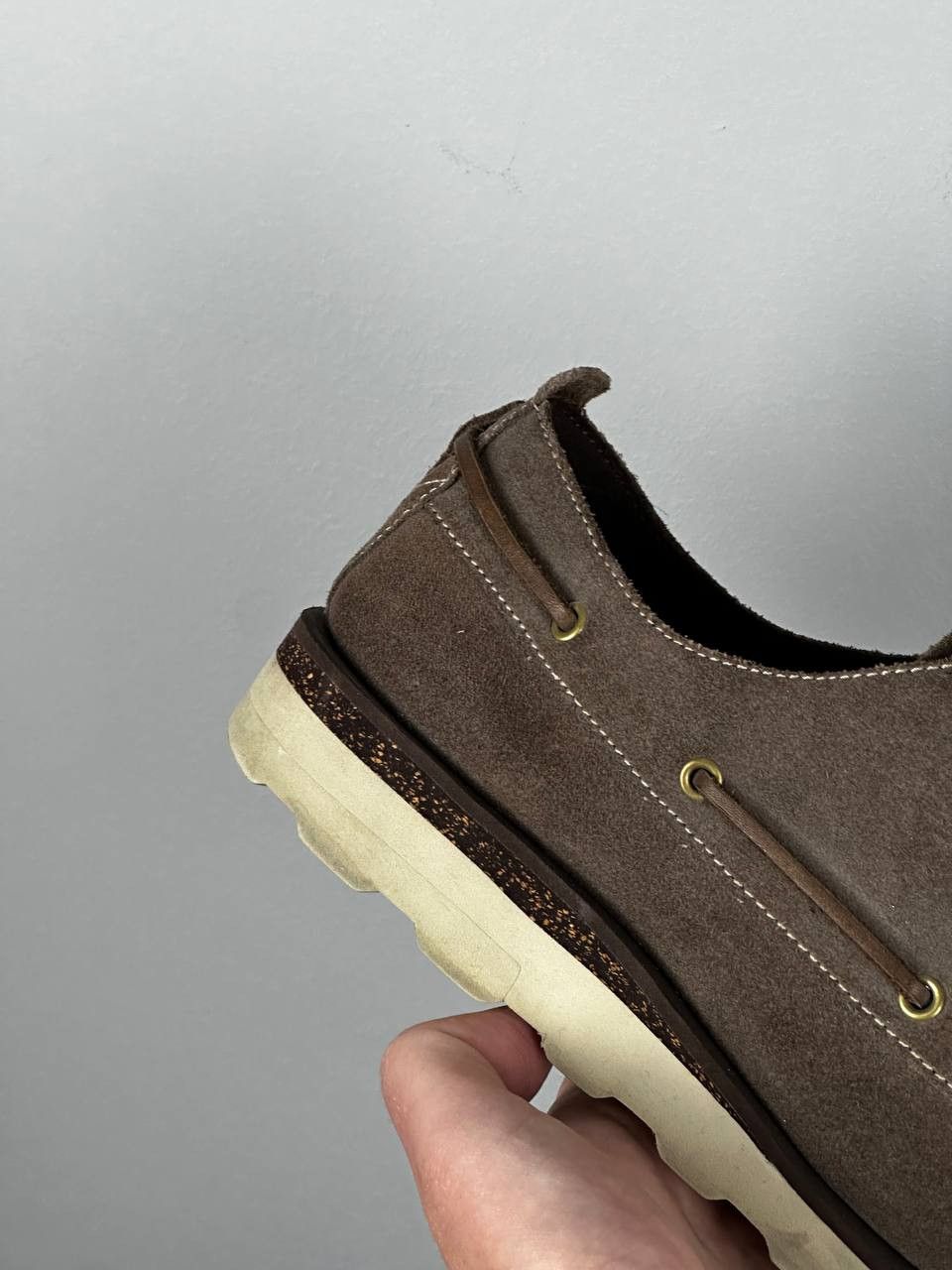 Clarks Clarks Wallabee Dakin Row Suede Beige Tan Slip Ons Size US 11.5 / EU 44-45 - 11 Thumbnail