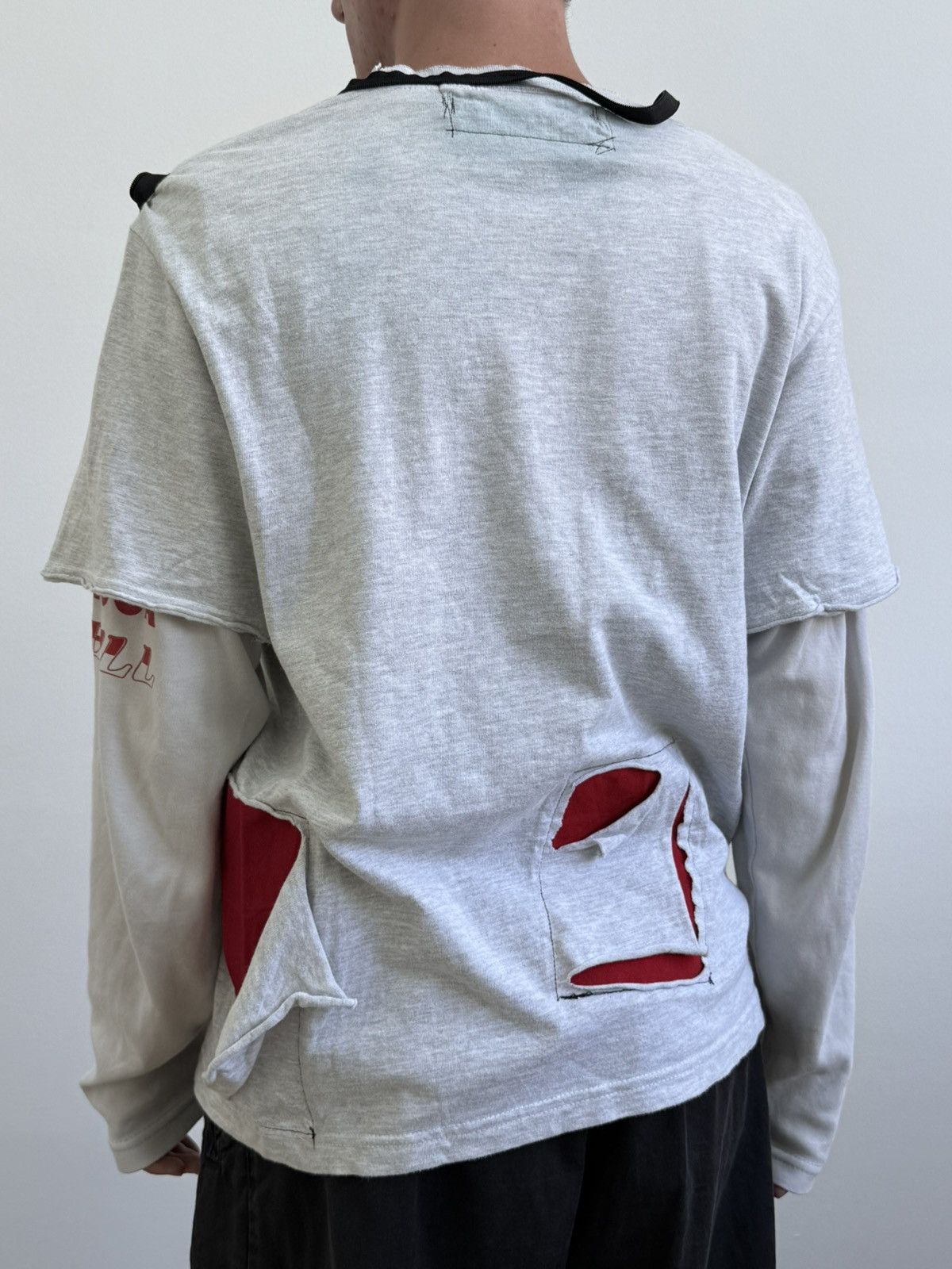 Japanese Brand Blablahospital Japanese Brand Zip Bondage Distressed T-Shirt Size US M / EU 48-50 / 2 - 2 Thumbnail