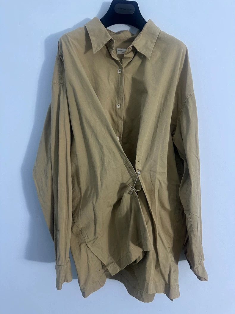 Dries Van Noten dries van noten Pleated pin shirt 2502-Nextarrow Size US XXS / EU 40 - 1 Thumbnail
