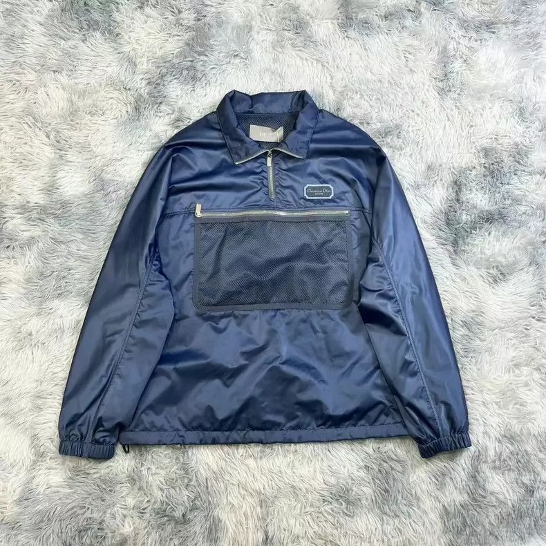 Dior Dior Gradient effect stand-up collar half-zipper jacket Size US L / EU 52-54 / 3 - 1 Thumbnail