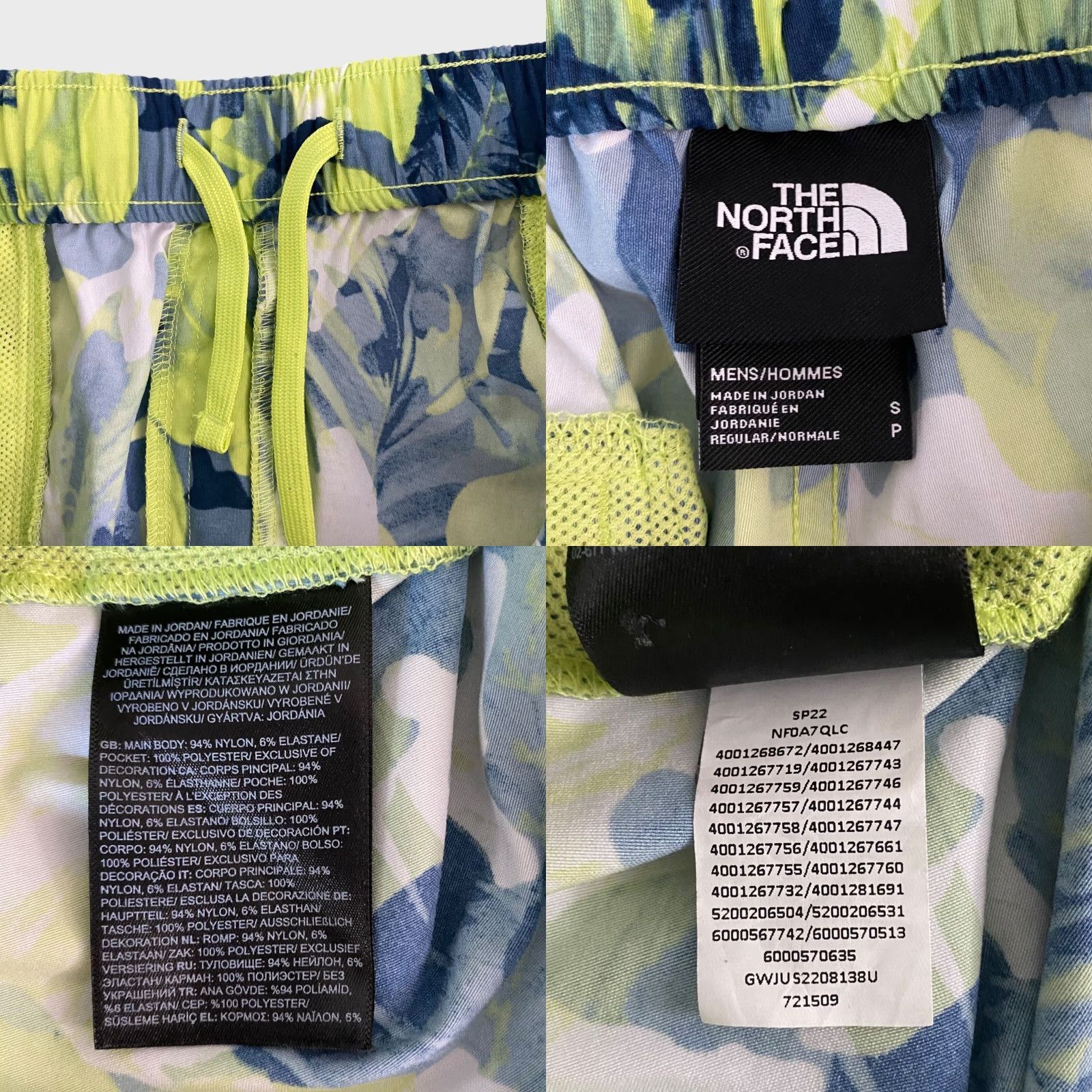 The North Face The North Face Class V Printed Pull-On Short Tropical Mens S Green Water-Repellant Chino Nylon Spandex Water Resistant Size US 29 - 8 Thumbnail