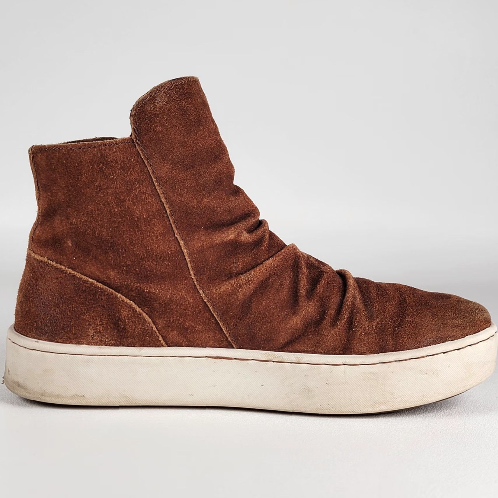 Born VINTAGE Born Scone Brown Leather Boots Sneaker Women's Size 8.5 M Size US 9 / IT 39 - 6 Thumbnail