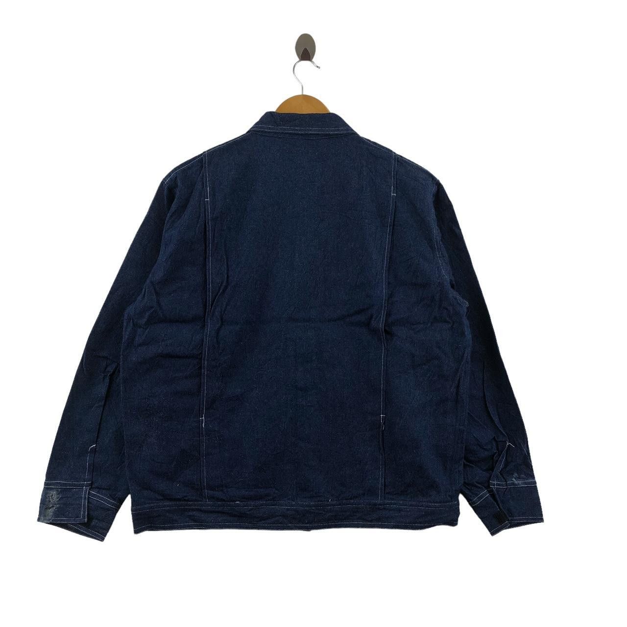Vintage Vintage 90’ HOYA JAPAN Pure Indigo Denim Jeans Jacket Size US M / EU 48-50 / 2 - 2 Thumbnail