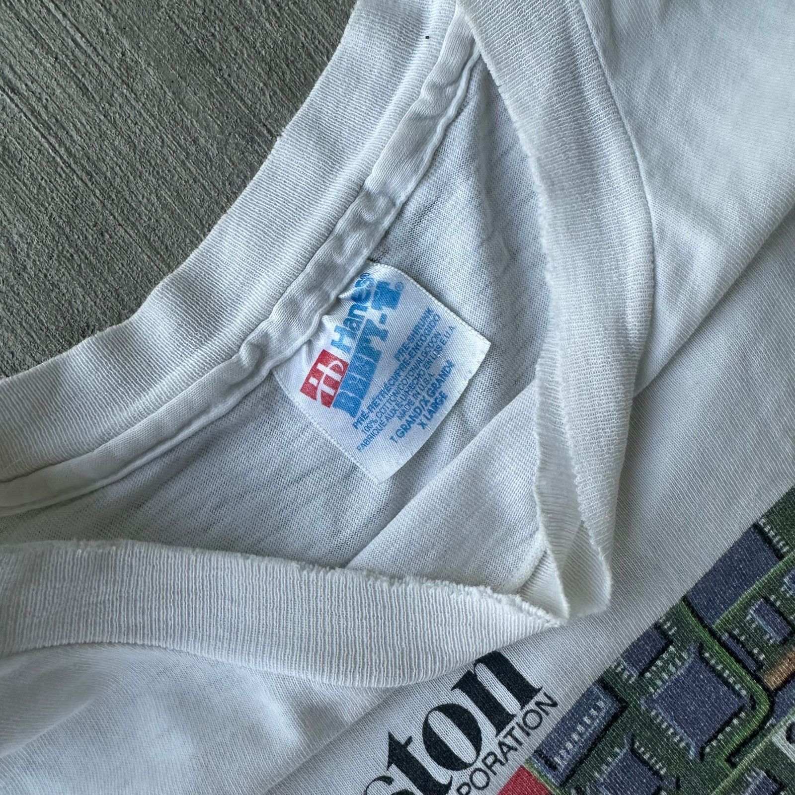 Vintage Vintage white Kingston computer memory graphic tech t shirt Size US XL / EU 56 / 4 - 4 Thumbnail