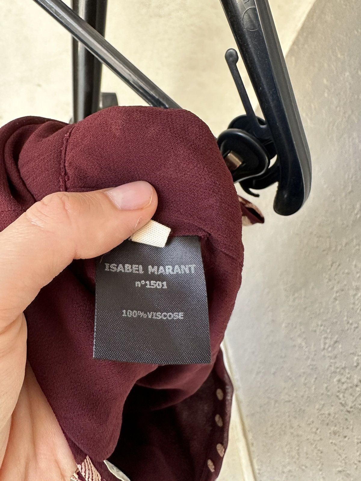Isabel Marant Etoile Isabel Marant Etolie mini skirt Burgundy size 38 Size 26" / US 2 / IT 38 - 4 Thumbnail