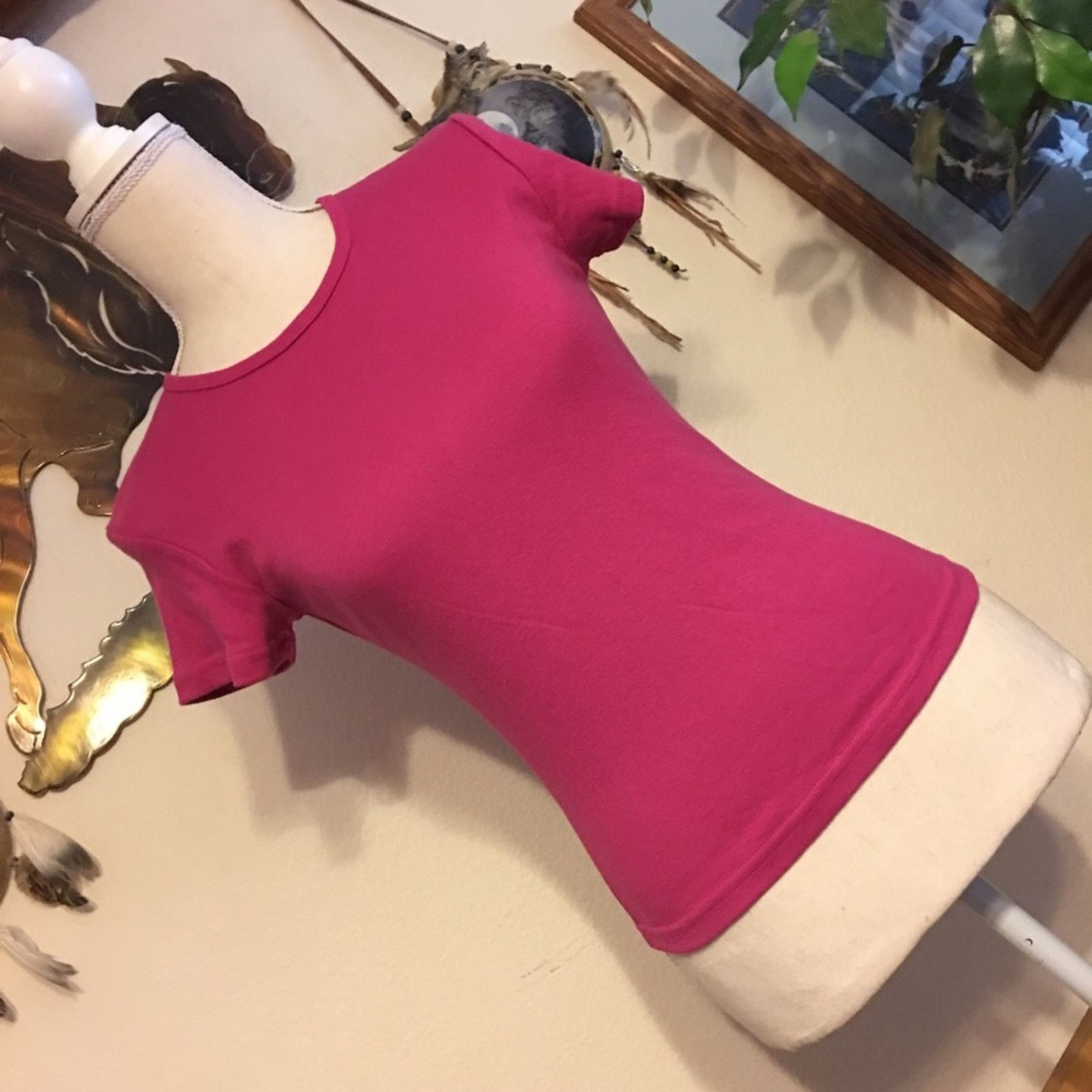 Other Sierra Madre basic hot pink t shirt NWOT M Size M / US 6-8 / IT 42-44 - 2 Thumbnail