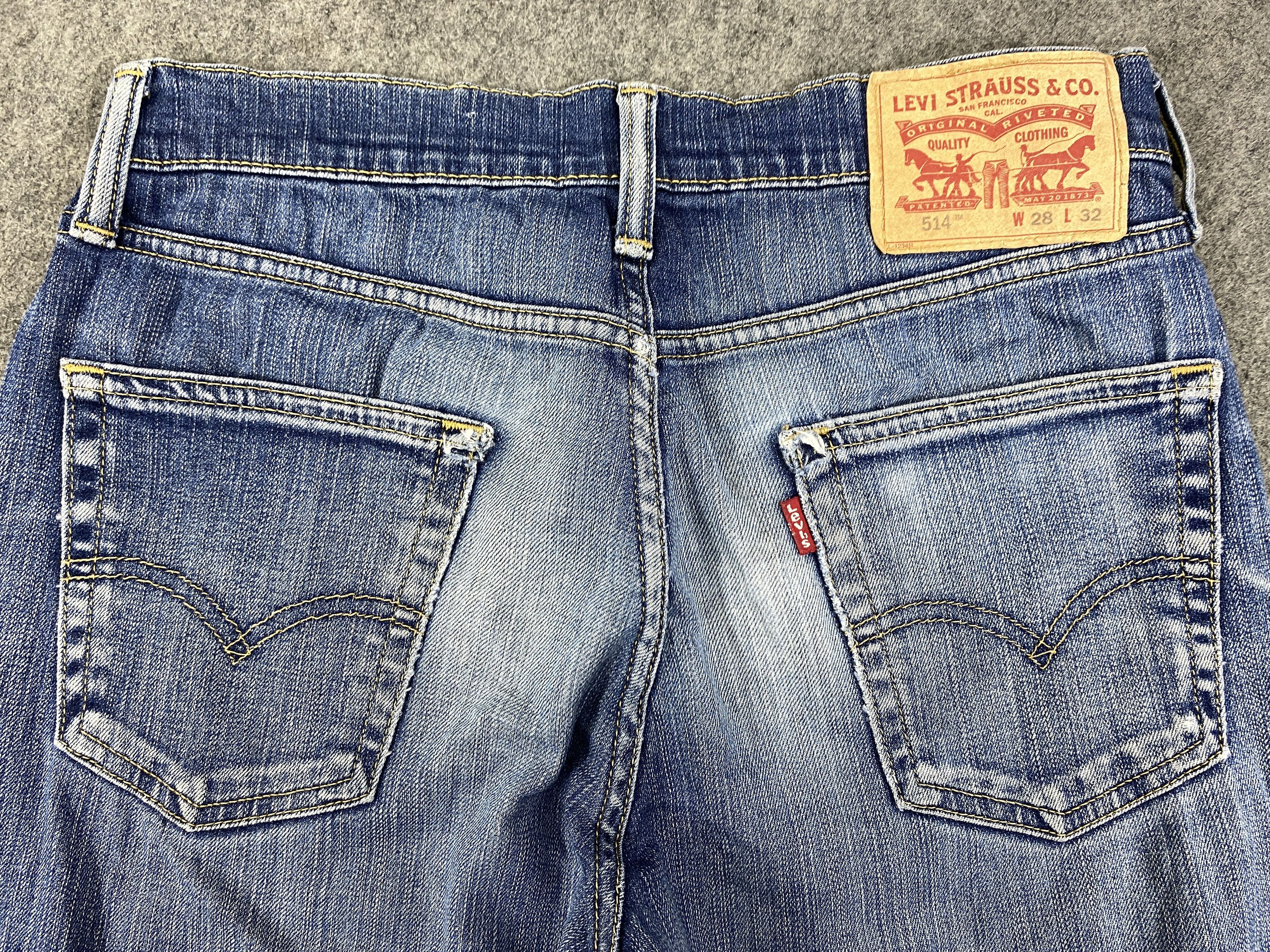 Levi's Faded Blue Vintage Levi's 514 Jeans 29x26.5 Denim- JN3338 Size US 29 - 4 Thumbnail