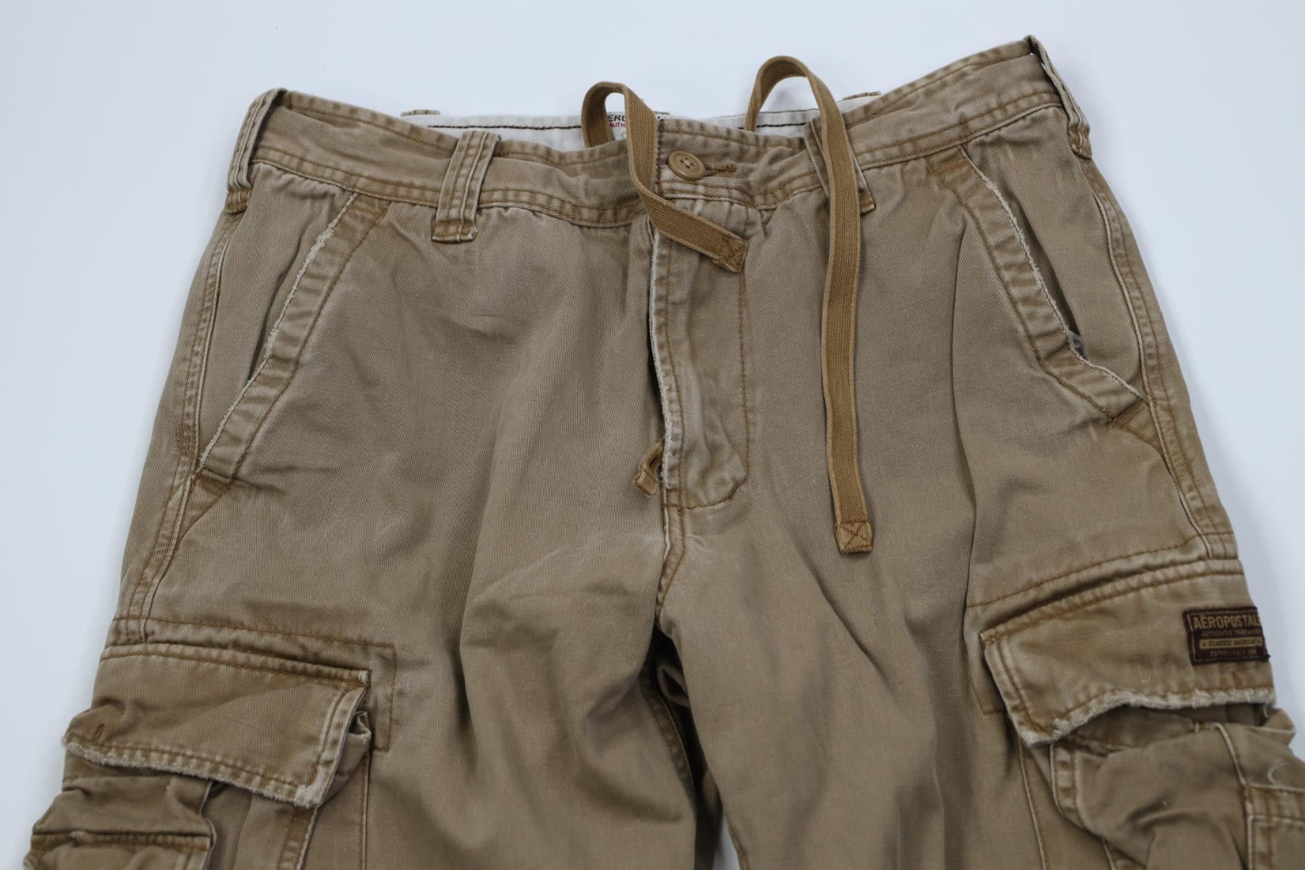 Aeropostale Vintage 90s Y2K Aeropostale Surplus Wide Leg Cargo Pants Size US 32 / EU 48 - 2 Thumbnail
