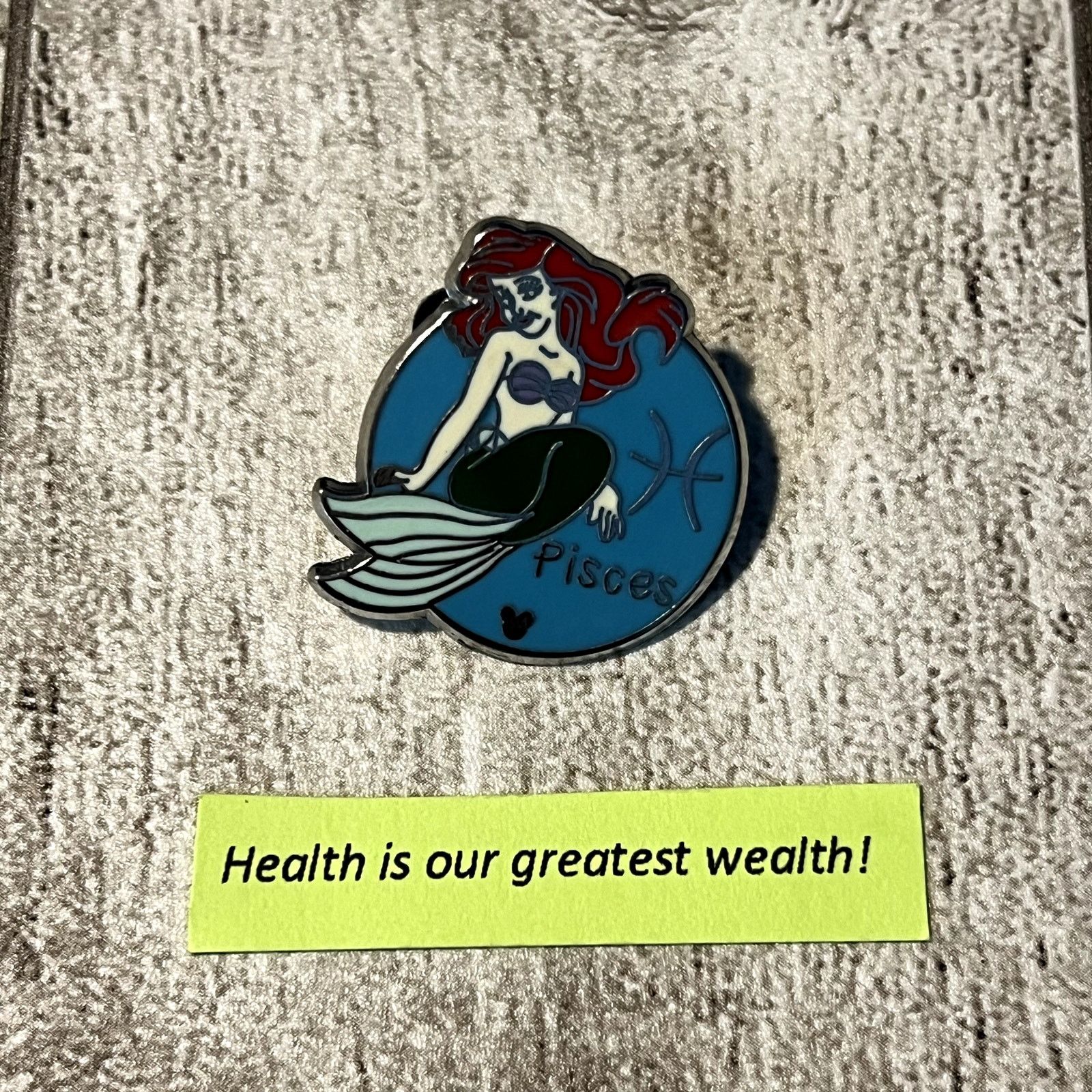 Disney Disney Pin Hidden Mickey Zodiac Pisces Ariel Princess Size ONE SIZE - 1 Thumbnail