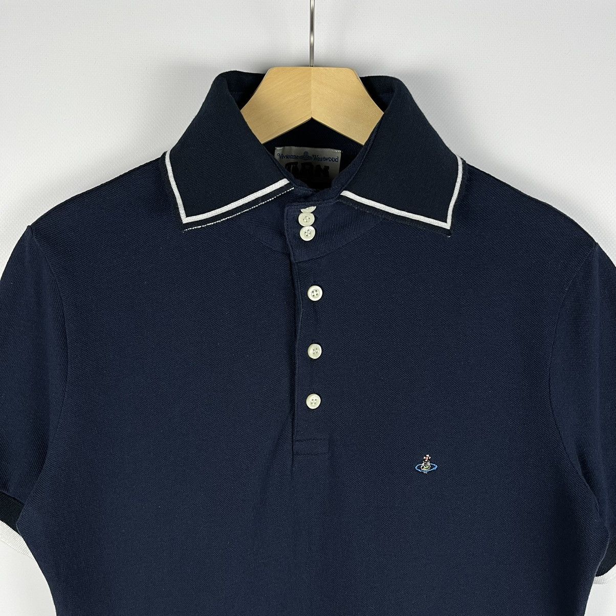 Vivienne Westwood Vintage Vivienne Westwood MAN orb logo polo tee 90’s Size US L / EU 52-54 / 3 - 2 Thumbnail