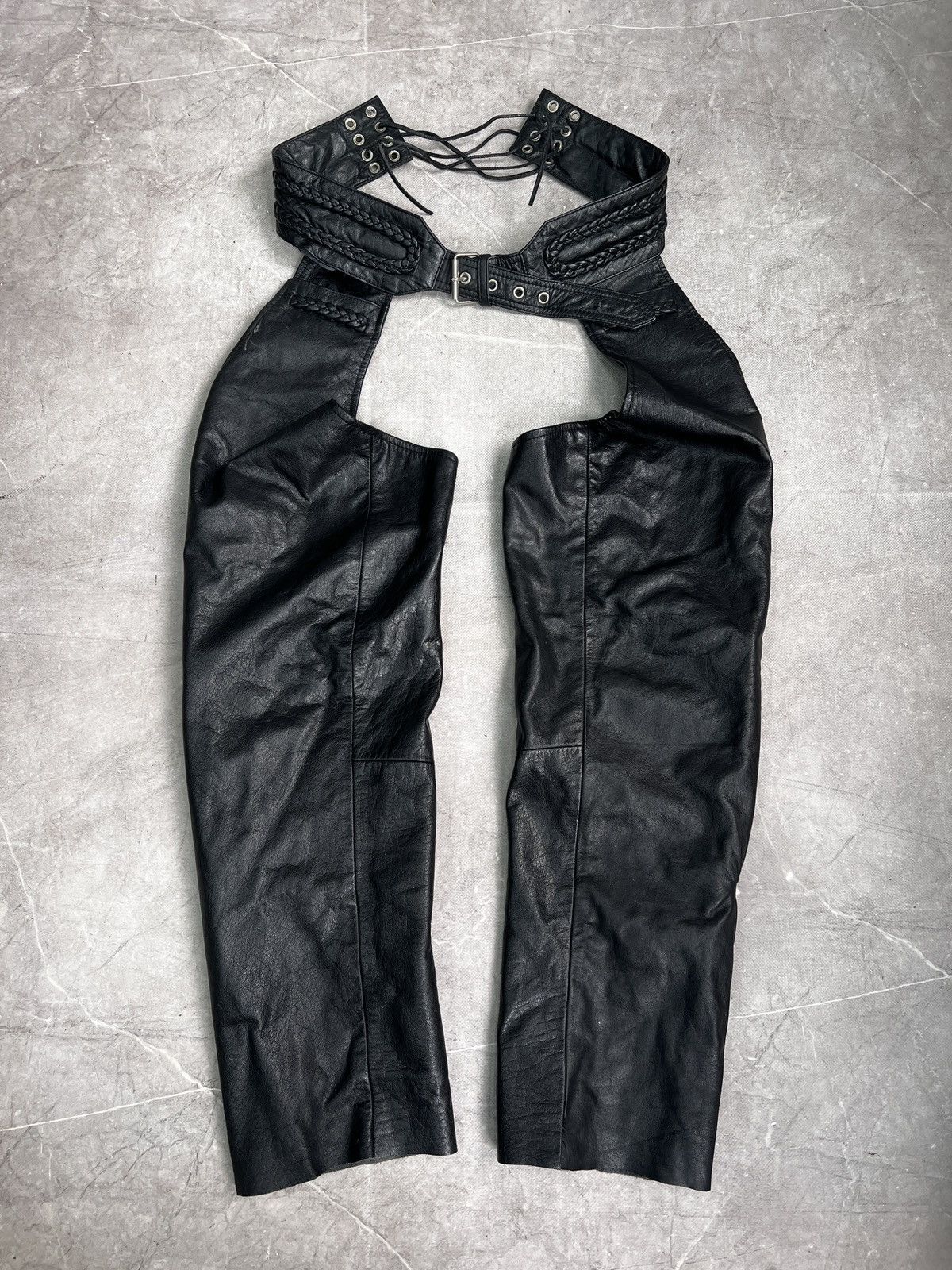 Harley Davidson Leather Moto Harley Davidson y2k Comme des garçons style Size US 32 / EU 48 - 4 Thumbnail