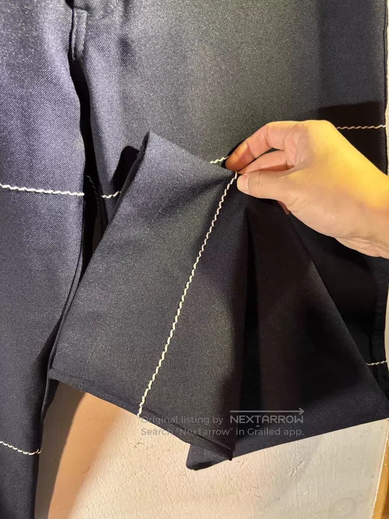 Comme des Garcons Comme Des Garcons size L Contrast Stitch Trousers Size US 27 - 6 Thumbnail
