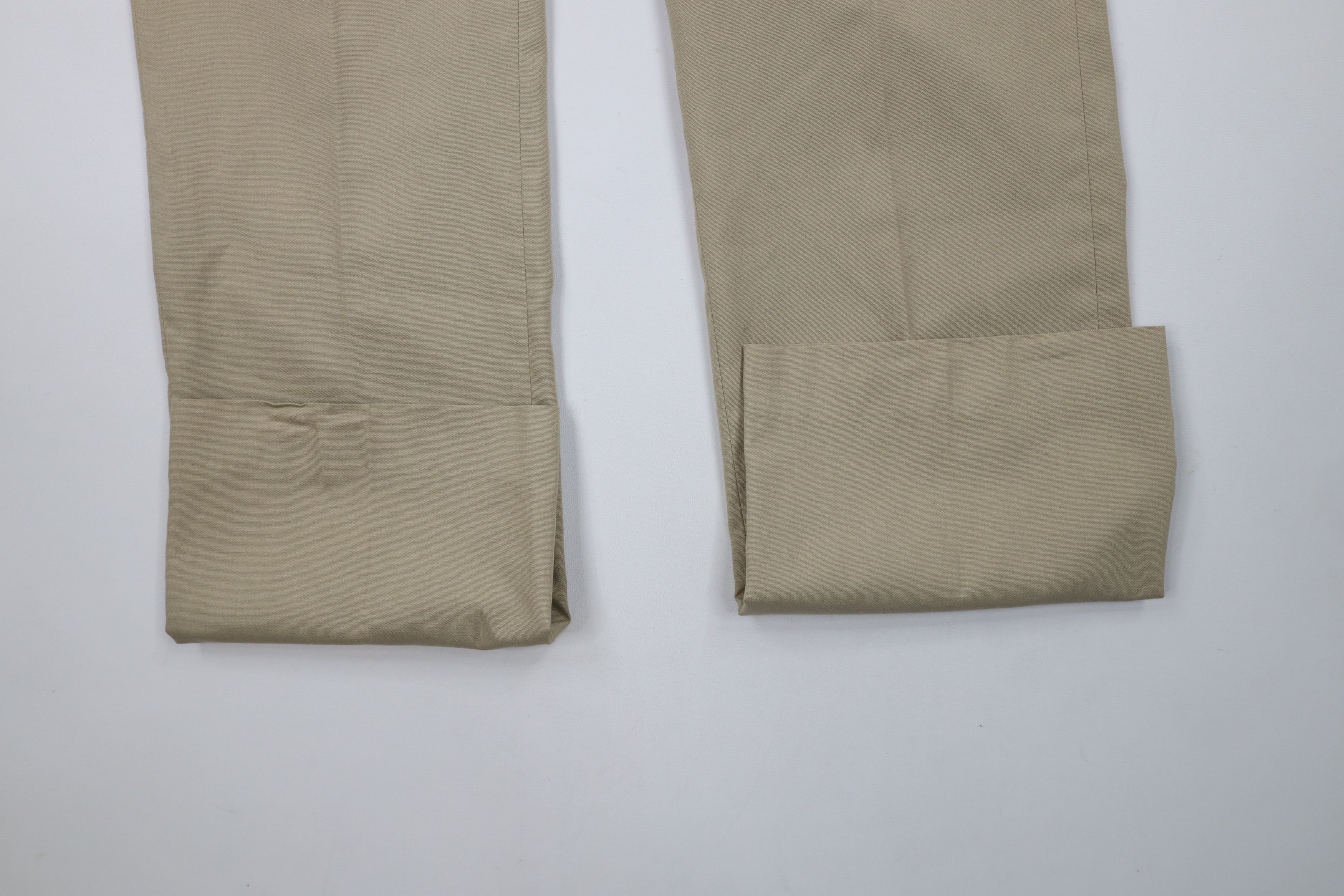 Vintage Vintage 70s Streetwear Wide Leg Chino Pants Trousers Beige Size US 32 / EU 48 - 5 Thumbnail