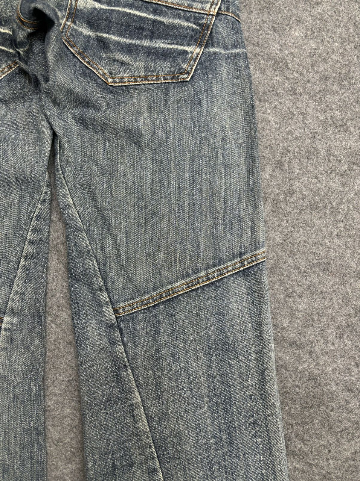 Seditionaries 💥Twsted Leg Double Waist💥Very Rare C.ien Zipper Denim F484 Size US 31 - 15 Thumbnail