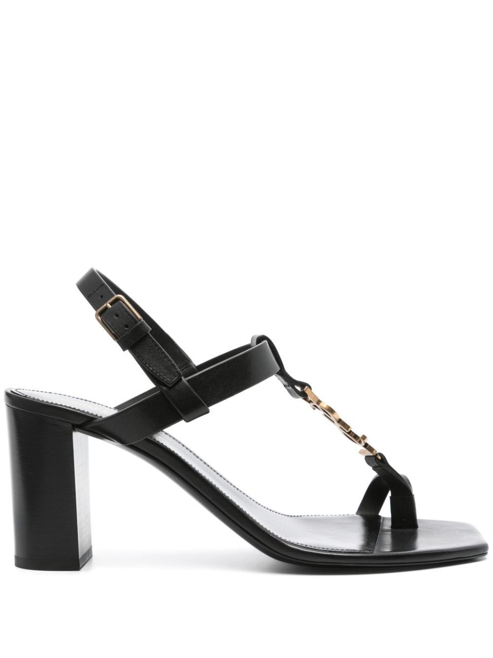 oc11z1125 Cassandra Sandals in Smooth Leather in Black