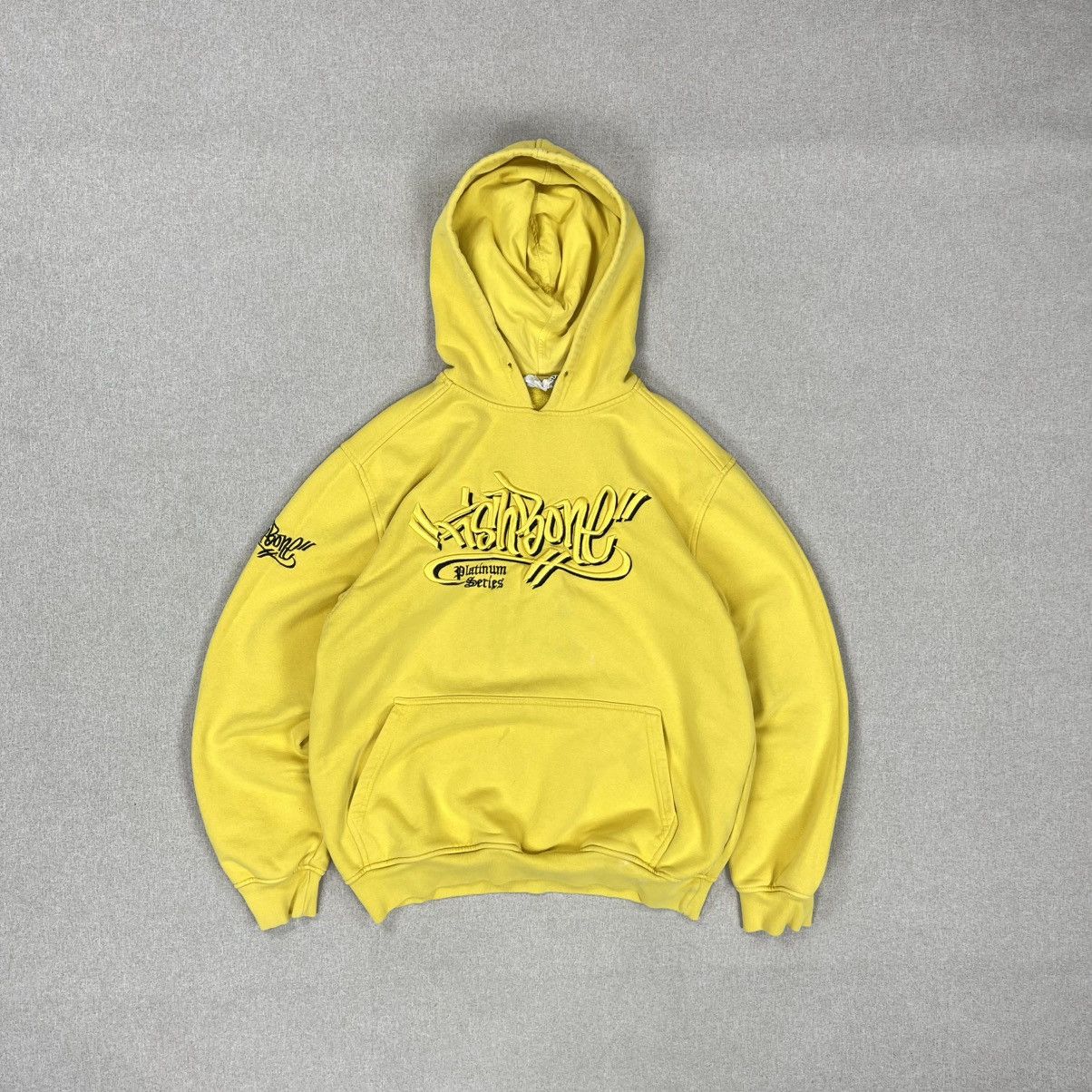 Affliction × JNCO Y2K GRAFFITI HIP HOP TYPE HOODIE FISHBONE HEAVY BAGGY Size US L / EU 52-54 / 3 - 1 Thumbnail