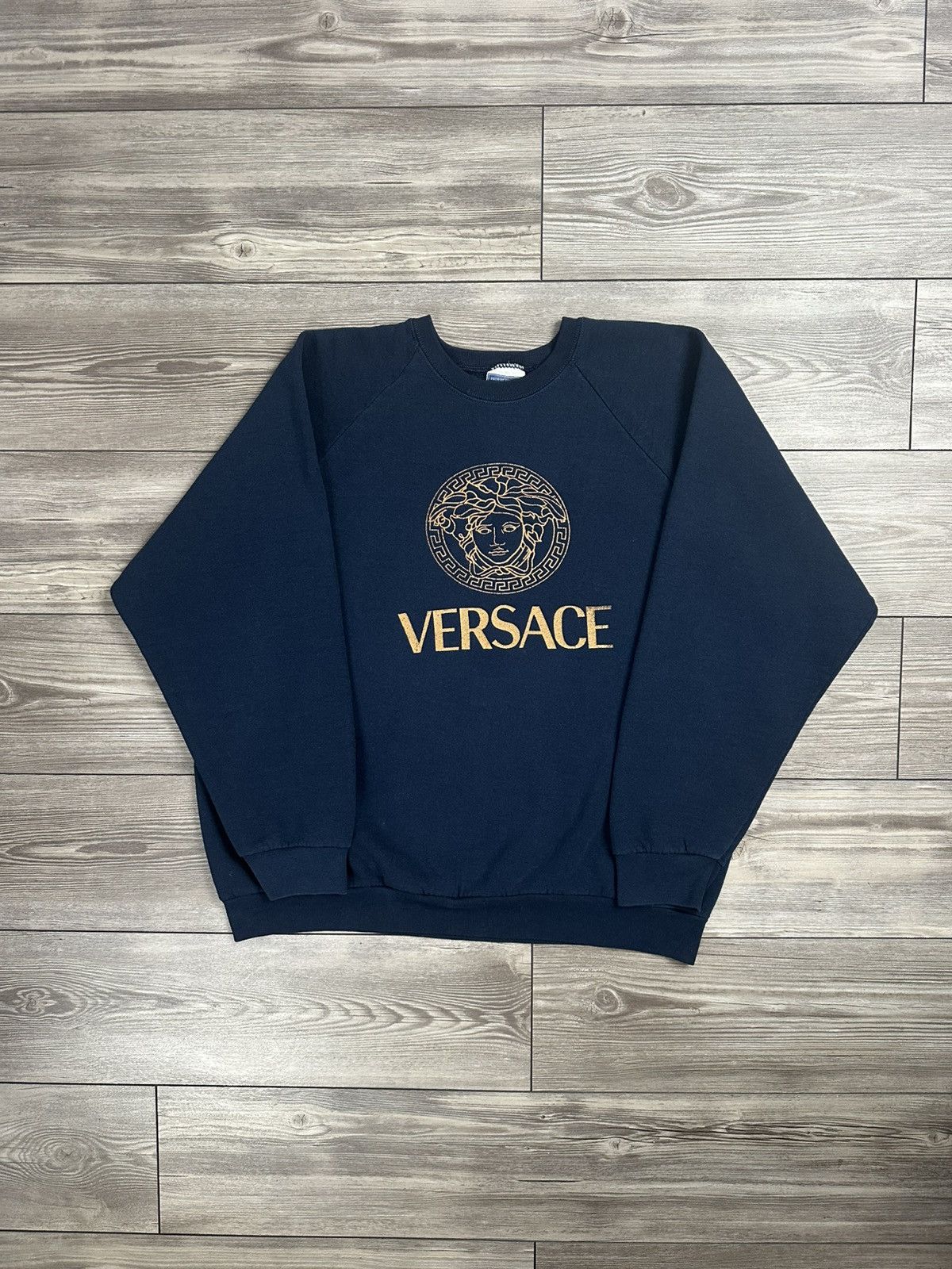 Fruit Of The Loom Vintage Bootleg Versace Fruit Of The Loom Crewneck Size US XXL / EU 58 / 5 - 1 Thumbnail