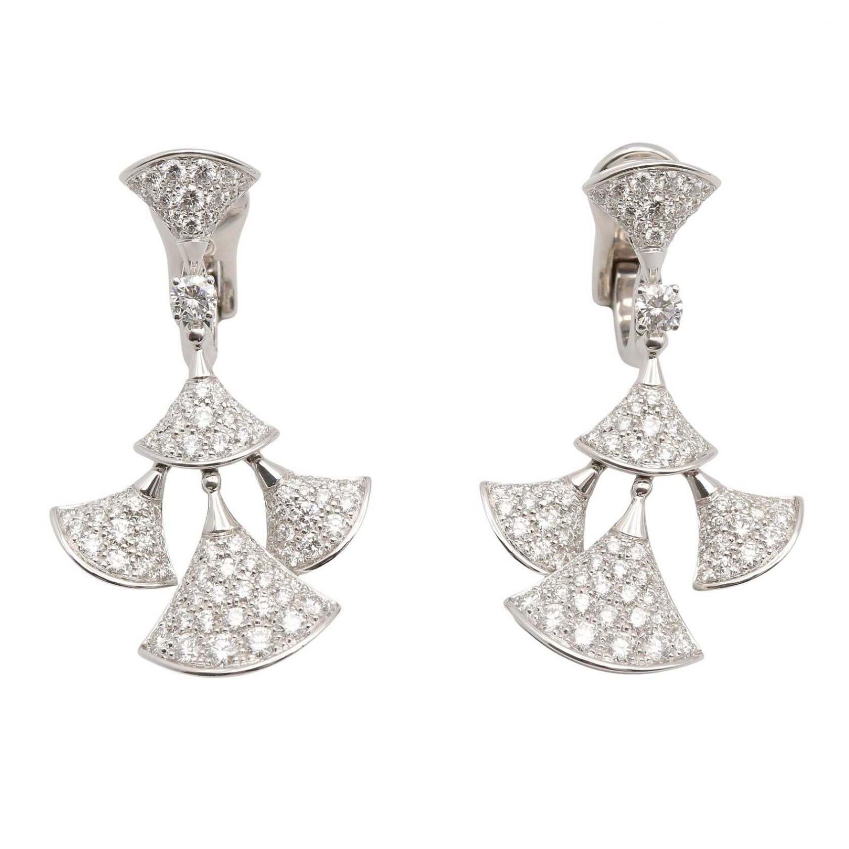 Bvlgari Bvlgari Bvlgari Divas Dream Au750 Diamond Earrings Precious Metal Earrings DUTY FREE for USA Size ONE SIZE - 1 Thumbnail