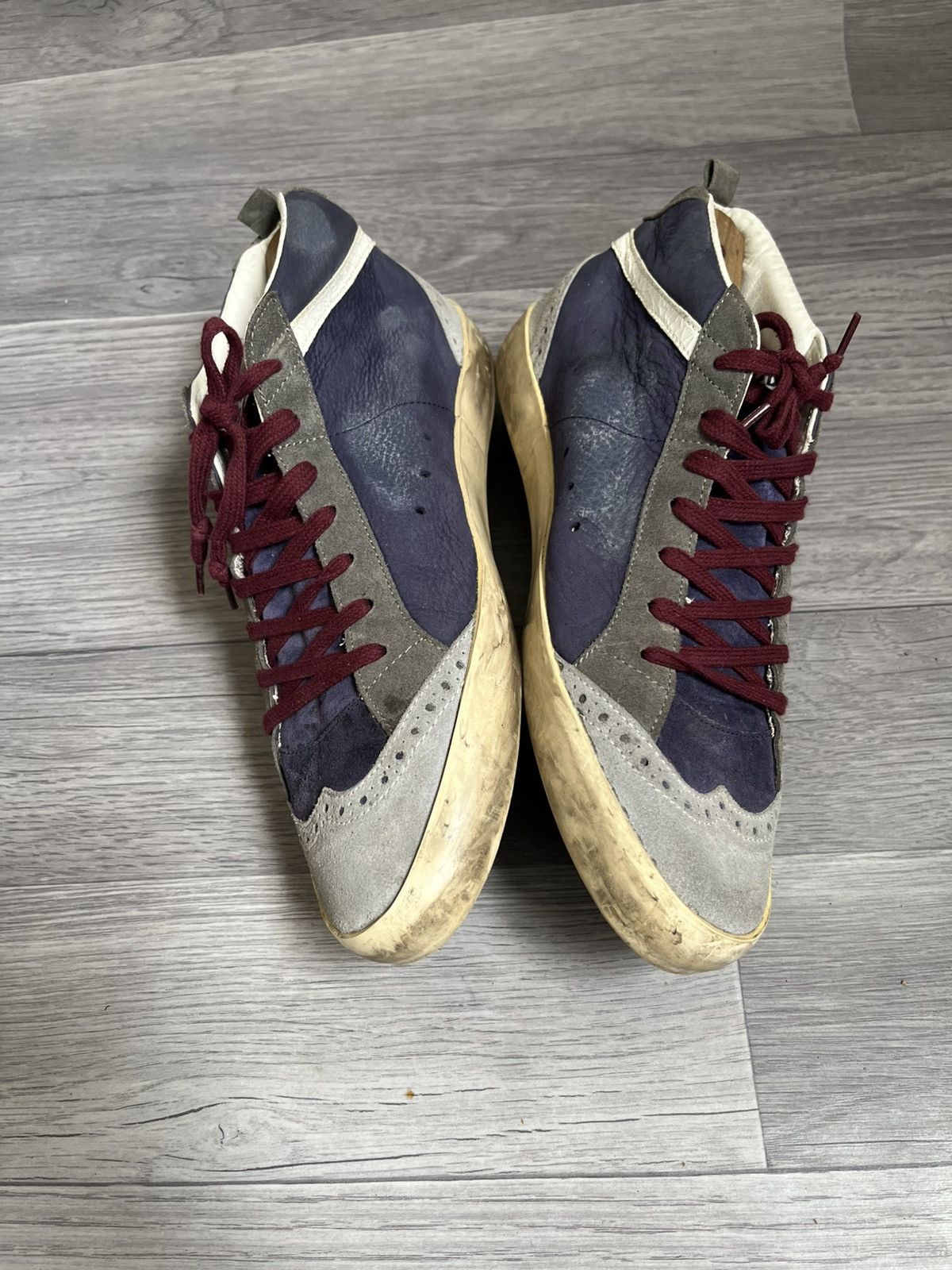 Golden Goose Golden goose mid star distressed leather sneakers sz 41 Size US 8 / EU 41 - 9 Thumbnail