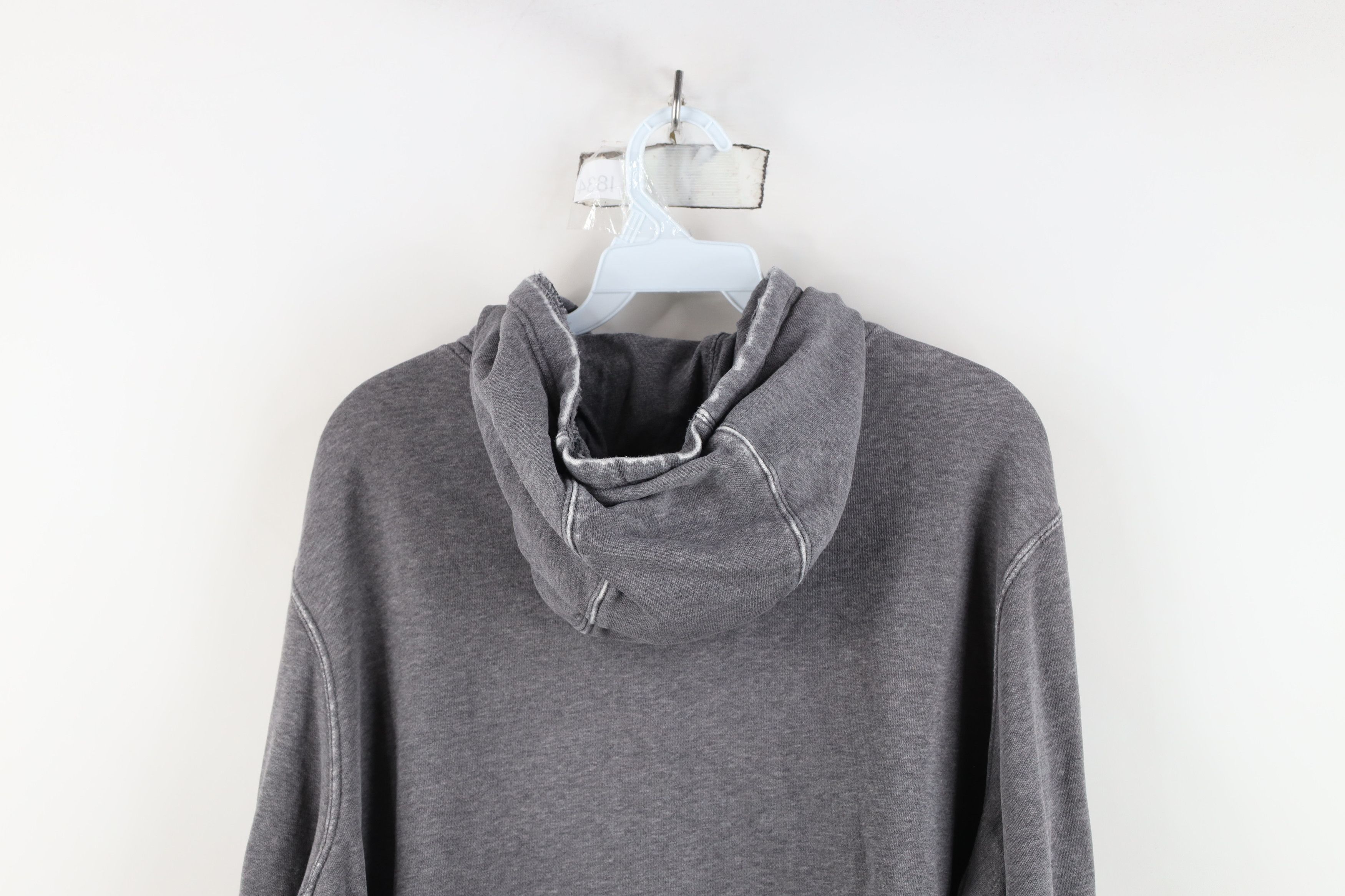Nike Vintage Nike Travis Scott Mini Swoosh Hoodie Sweatshirt Gray Size US XL / EU 56 / 4 - 16 Thumbnail
