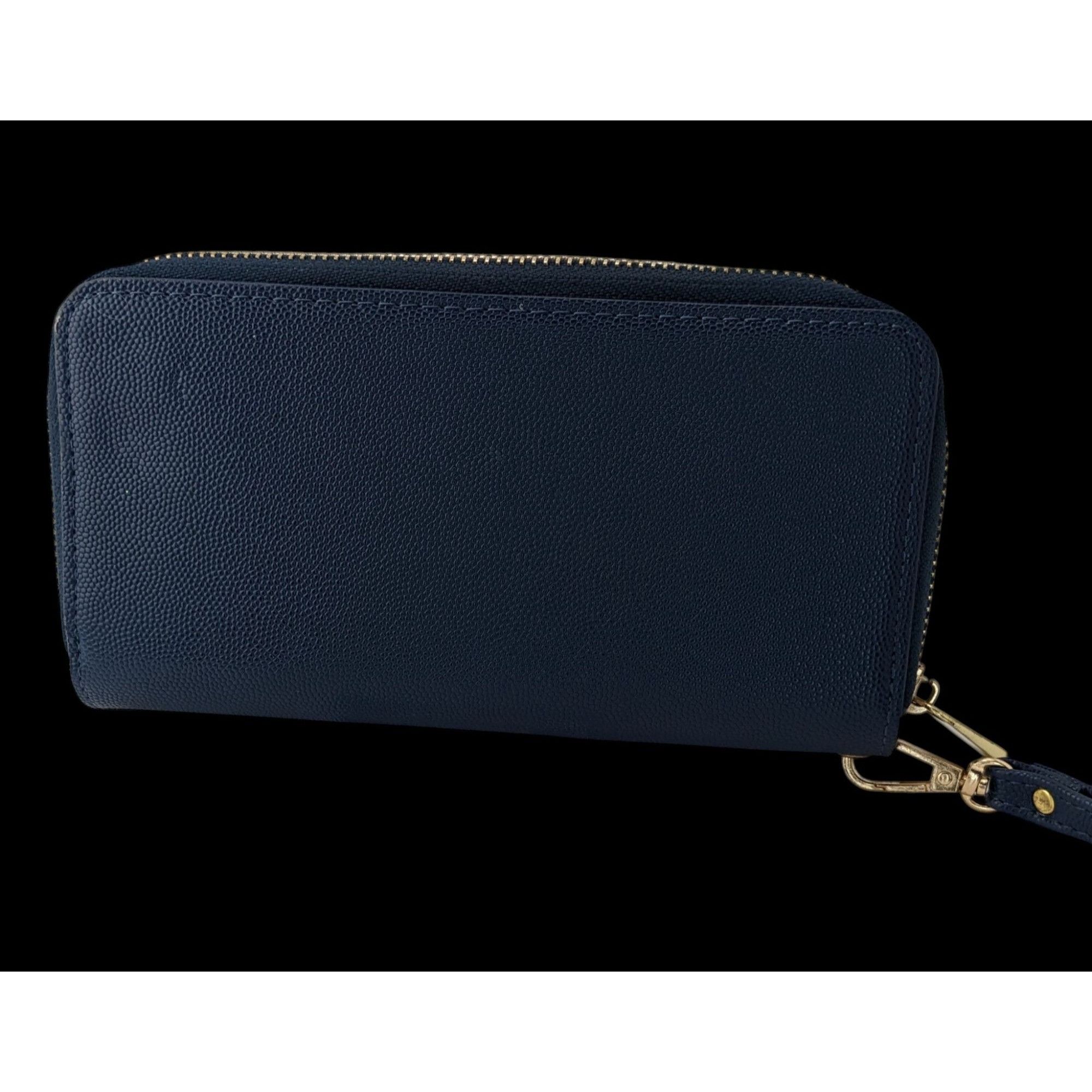 Other Cicelle Navy Blue Floral Rhinestone Studded Wallet With Wris Size ONE SIZE - 2 Thumbnail