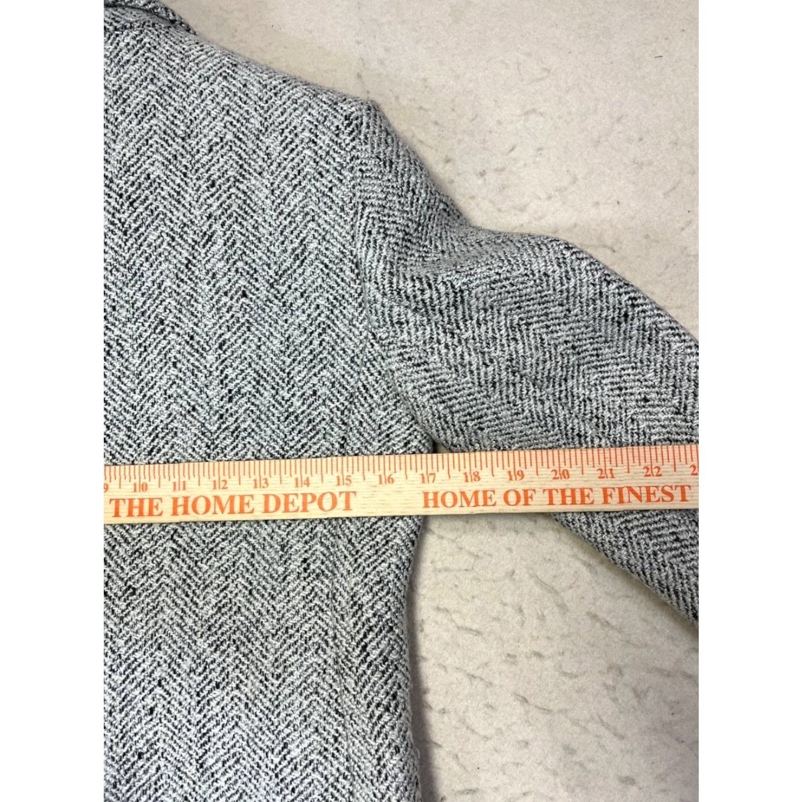 Banana Republic Banana Republic Blazer Women 2P Gray Wool Blend Short Sleeve Button 90s Retro Casual Workwear Size XS / US 0-2 / IT 36-38 - 6 Thumbnail