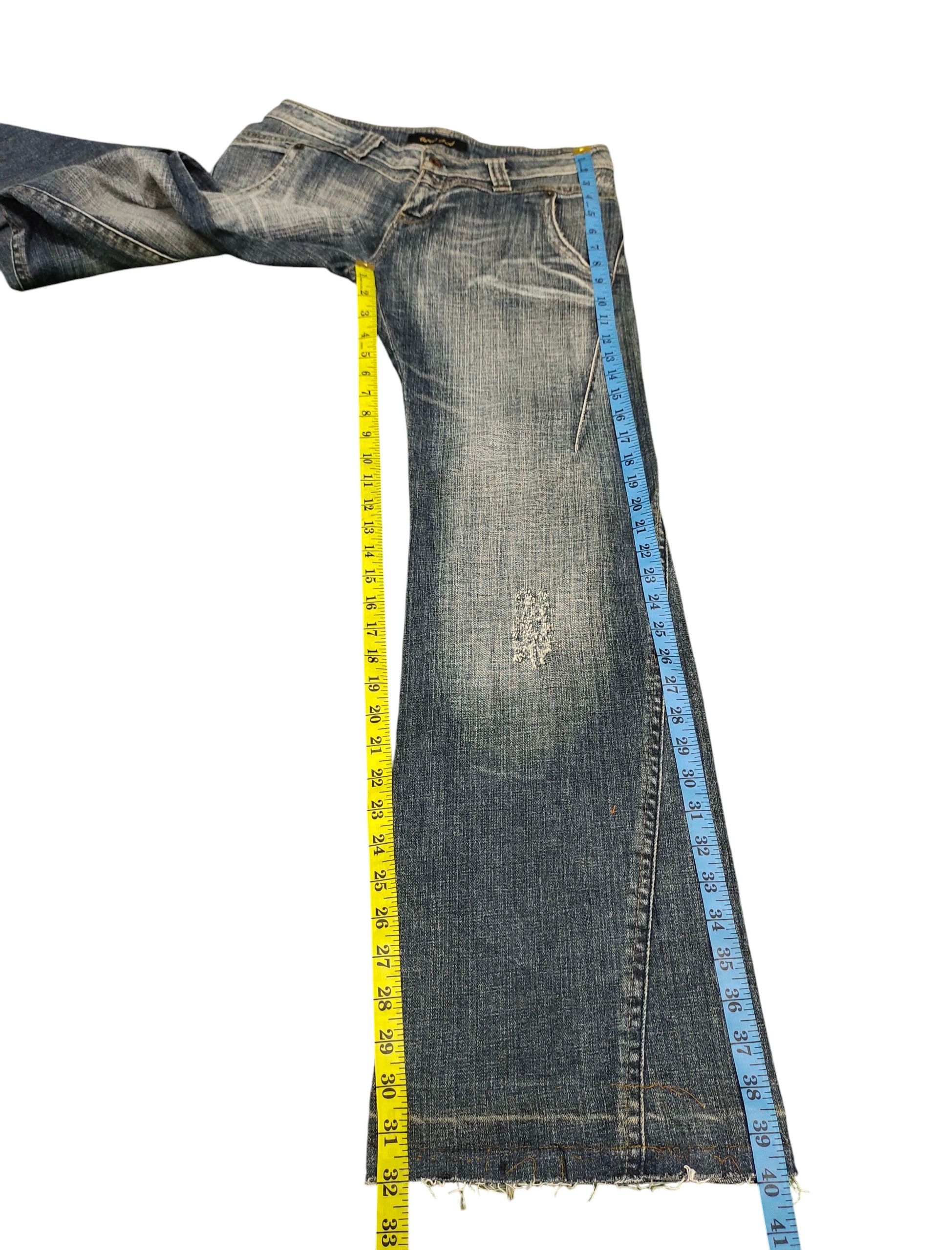 Hysteric Glamour Flare Jeans Camel Road Clawmark Distress Faded Bootcut Y2k Size US 32 / EU 48 - 16 Thumbnail