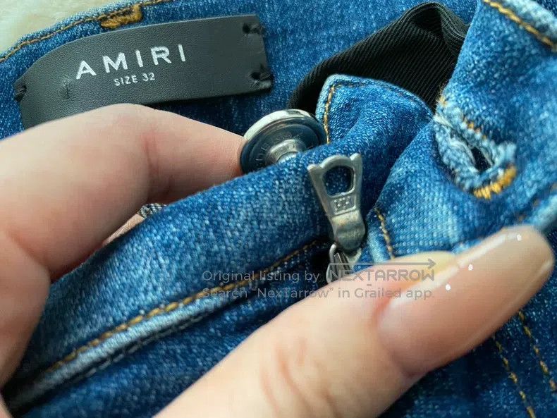 Amiri Amiri Size 33 Wash blue OG mx2 jeans in the first year Size US 33 - 6 Thumbnail