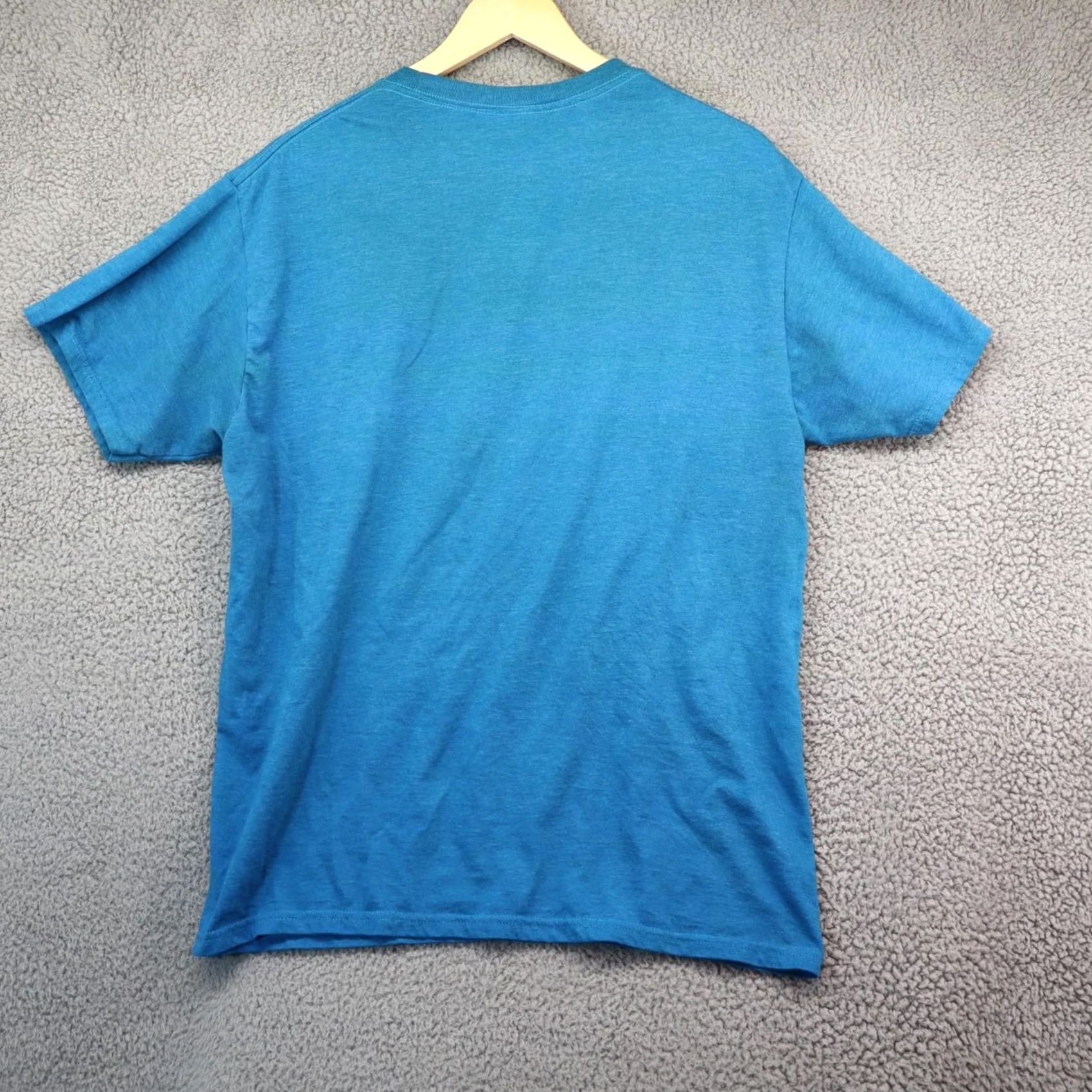 Disney Disney Ralph Breaks the Internet Let It Go T-Shirt Mens Large Blue Crew Neck Short Sleeve Cotton Graphic Print Regular Size US L / EU 52-54 / 3 - 7 Thumbnail
